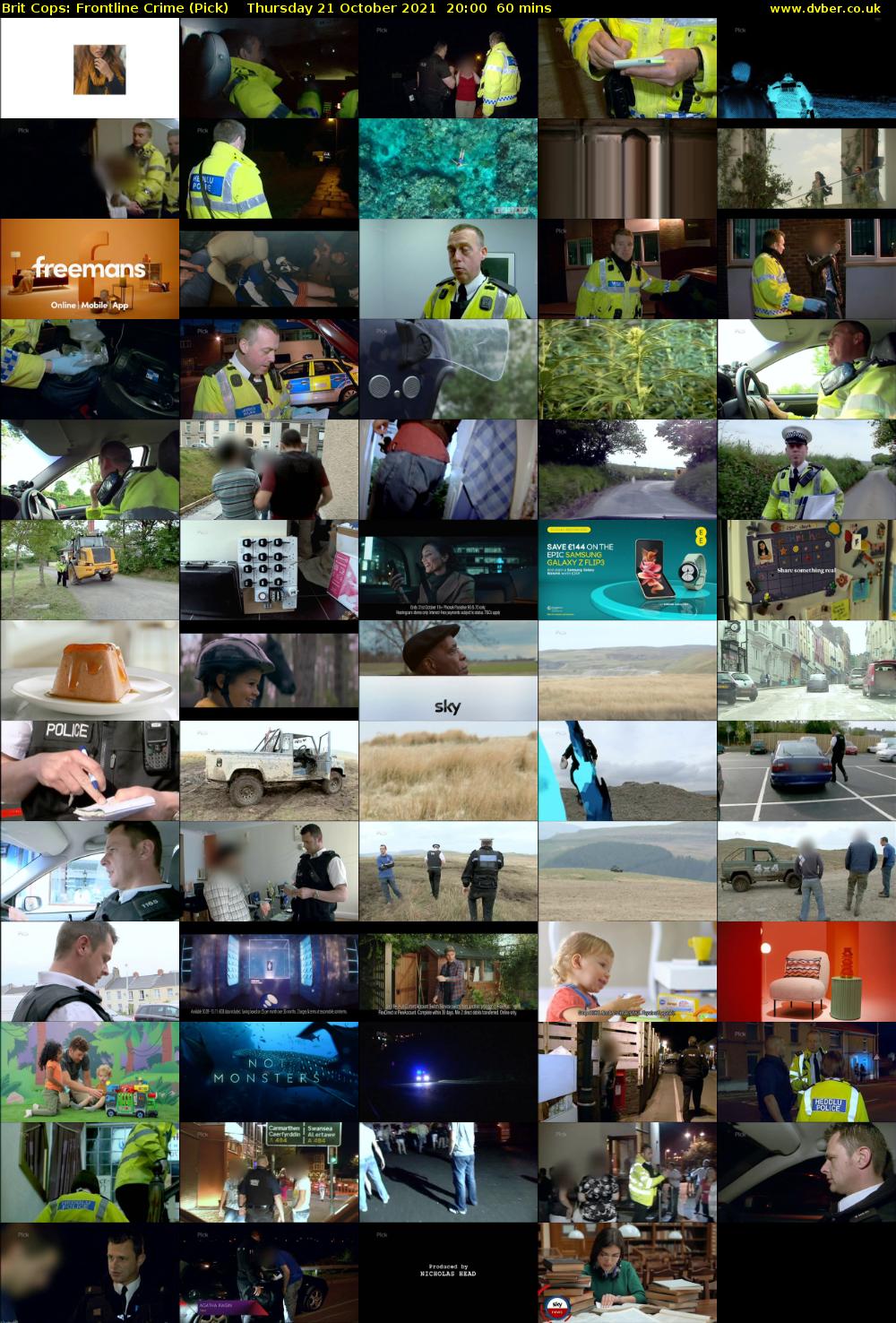Brit Cops: Frontline Crime (Pick) Thursday 21 October 2021 20:00 - 21:00