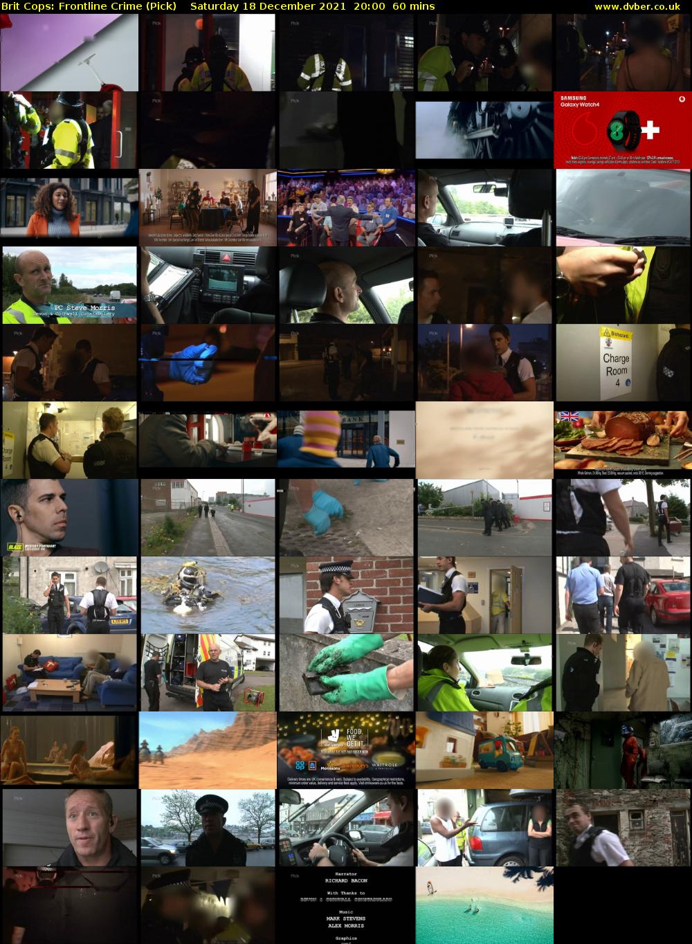 Brit Cops: Frontline Crime (Pick) Saturday 18 December 2021 20:00 - 21:00
