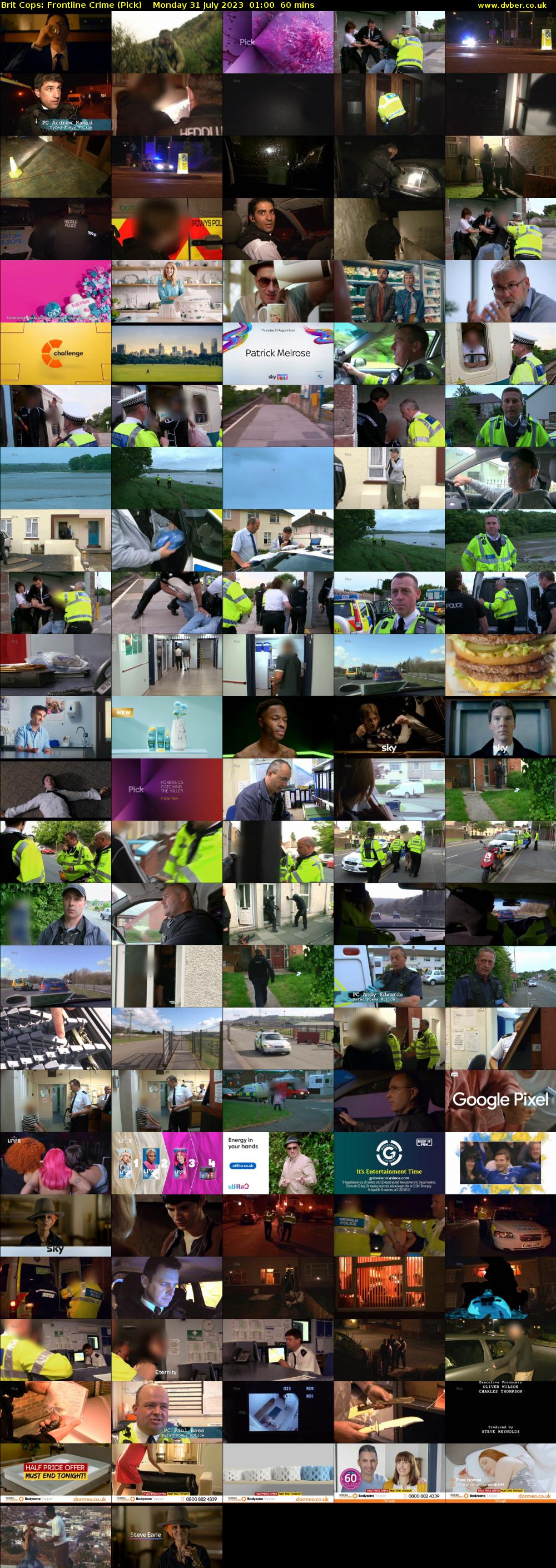 Brit Cops: Frontline Crime (Pick) Monday 31 July 2023 01:00 - 02:00