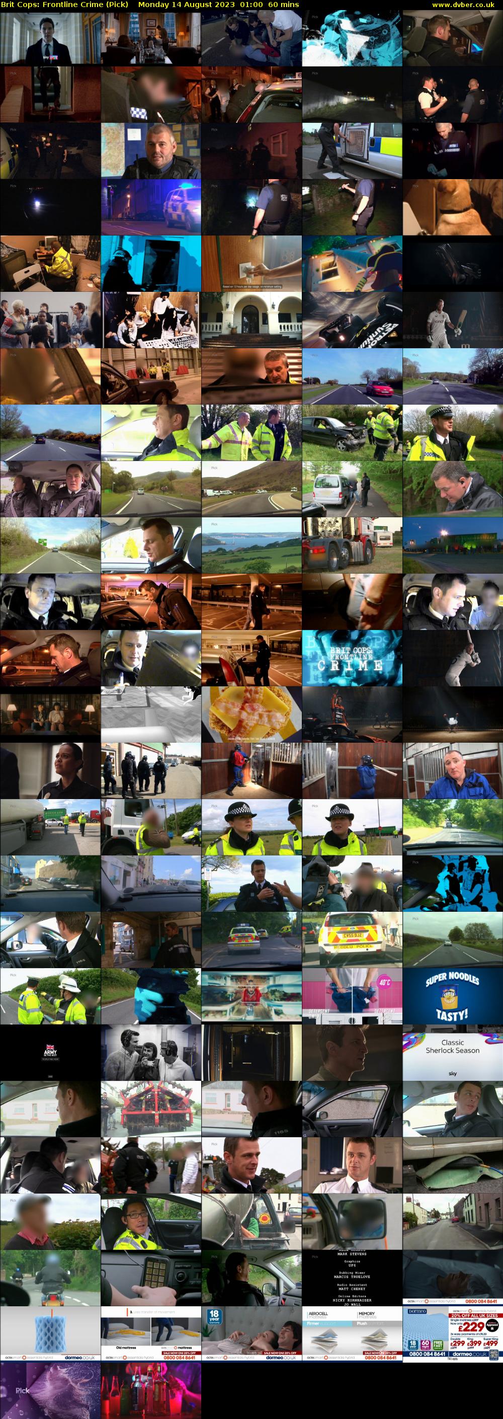 Brit Cops: Frontline Crime (Pick) Monday 14 August 2023 01:00 - 02:00