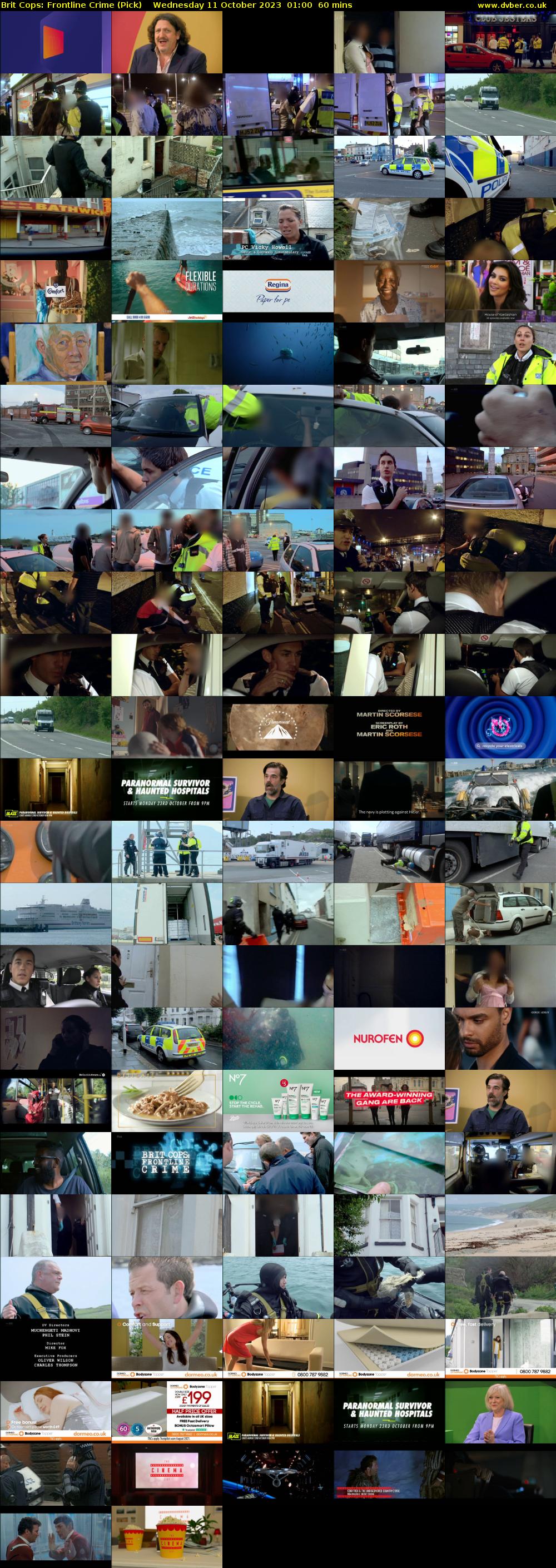 Brit Cops: Frontline Crime (Pick) Wednesday 11 October 2023 01:00 - 02:00