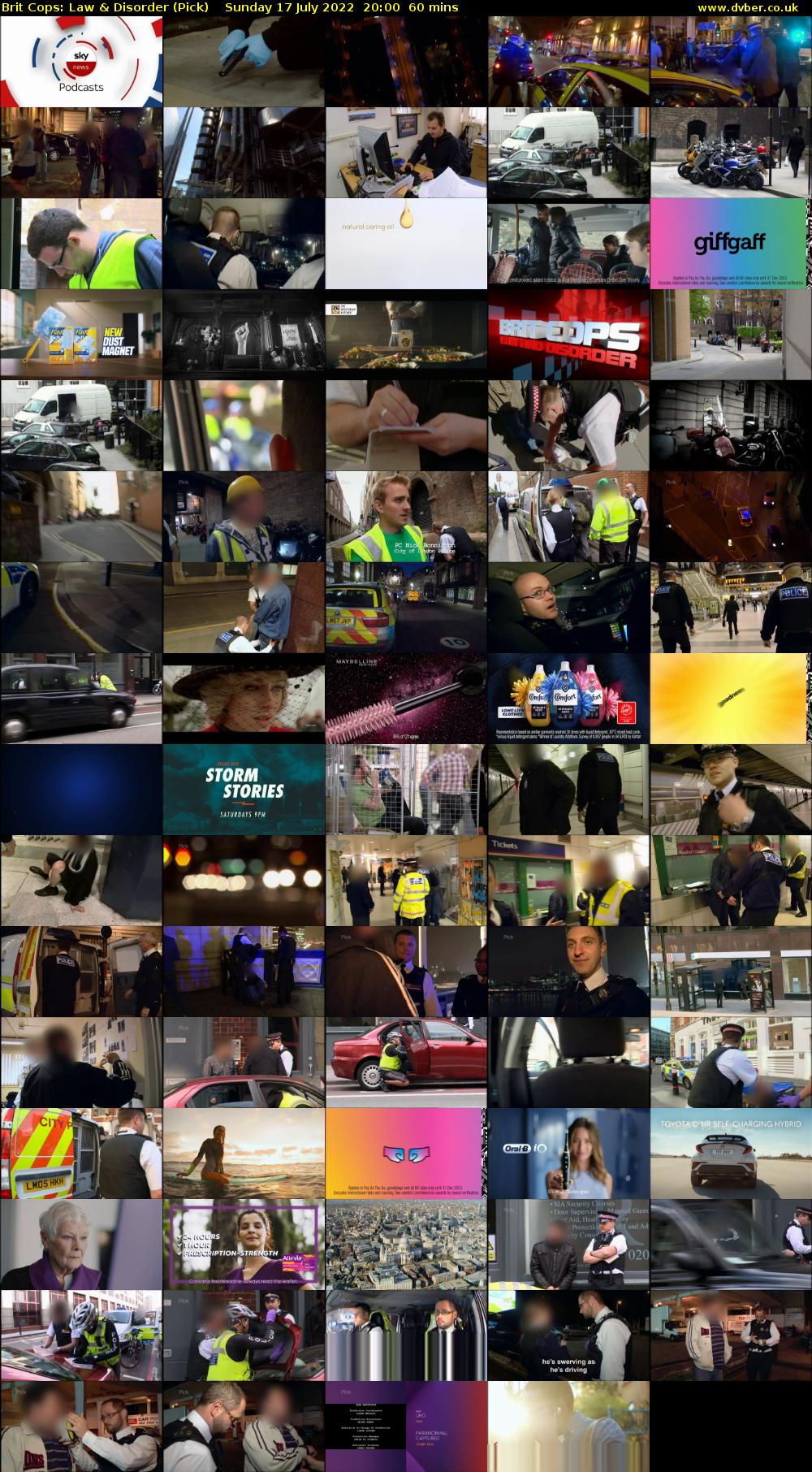 Brit Cops: Law & Disorder (Pick) Sunday 17 July 2022 20:00 - 21:00