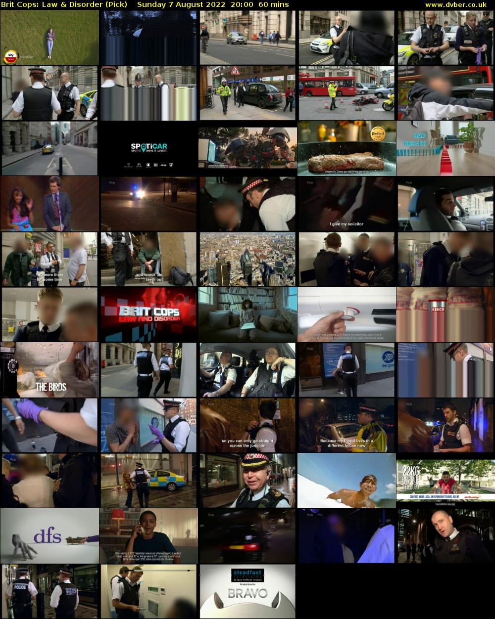 Brit Cops: Law & Disorder (Pick) Sunday 7 August 2022 20:00 - 21:00
