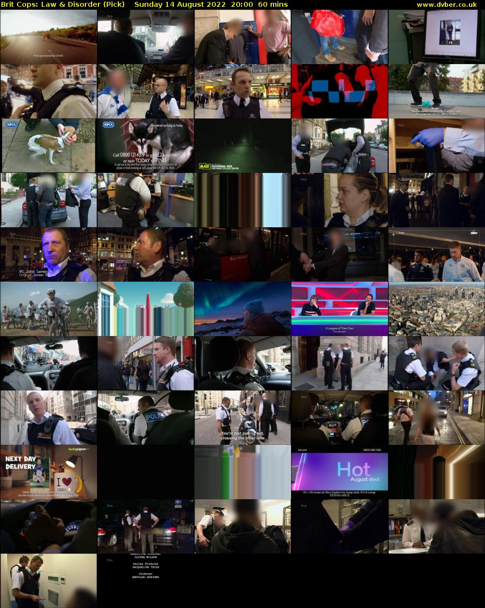 Brit Cops: Law & Disorder (Pick) Sunday 14 August 2022 20:00 - 21:00