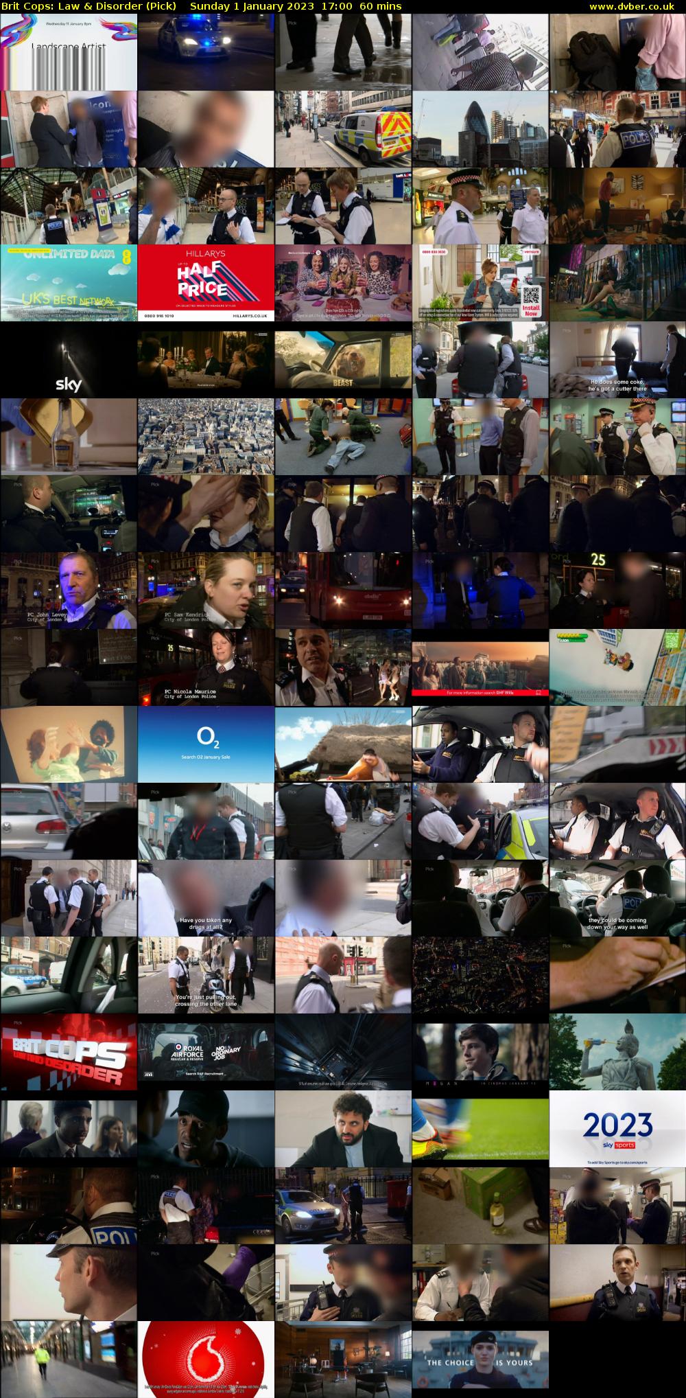 Brit Cops: Law & Disorder (Pick) Sunday 1 January 2023 17:00 - 18:00