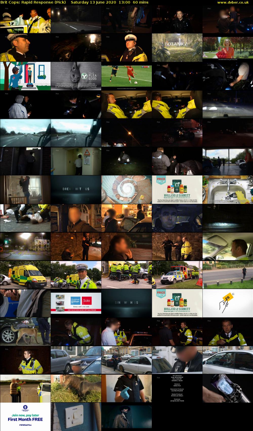 Brit Cops: Rapid Response (Pick) Saturday 13 June 2020 13:00 - 14:00