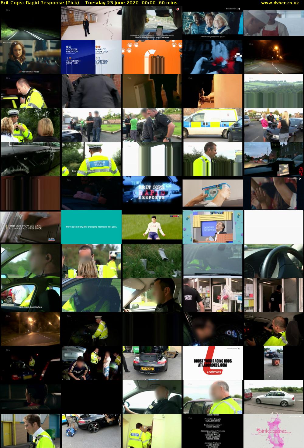 Brit Cops: Rapid Response (Pick) Tuesday 23 June 2020 00:00 - 01:00