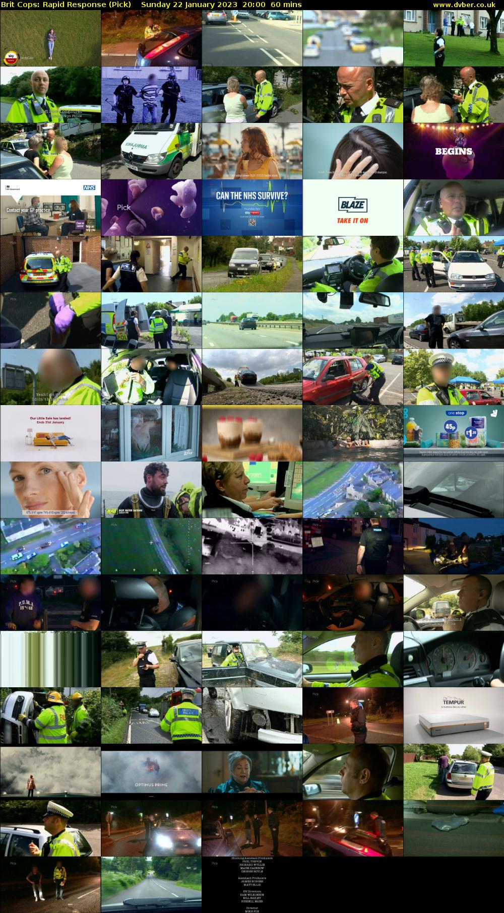 Brit Cops: Rapid Response (Pick) Sunday 22 January 2023 20:00 - 21:00