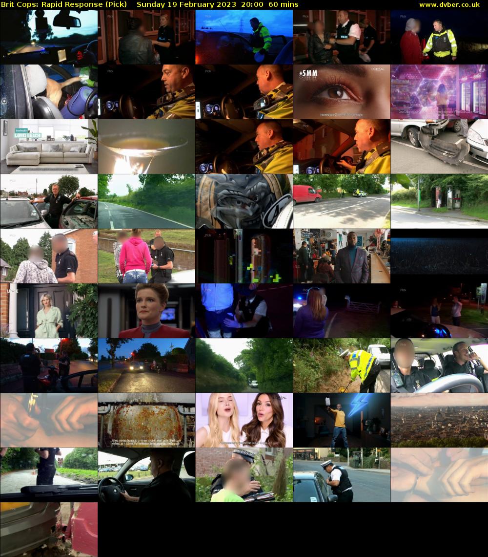 Brit Cops: Rapid Response (Pick) Sunday 19 February 2023 20:00 - 21:00