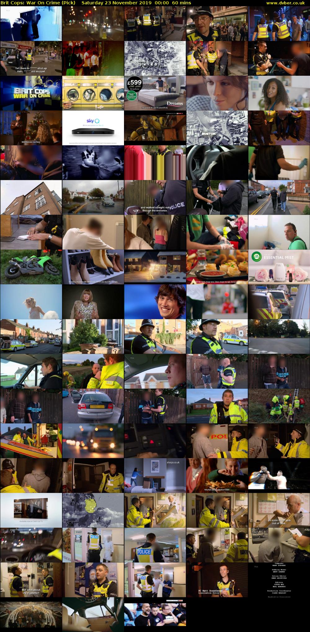 Brit Cops: War On Crime (Pick) Saturday 23 November 2019 00:00 - 01:00