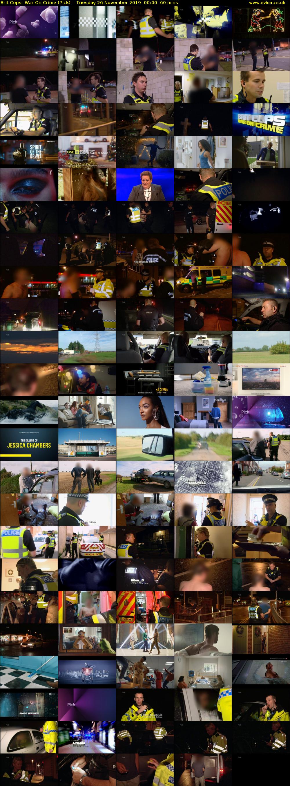 Brit Cops: War On Crime (Pick) Tuesday 26 November 2019 00:00 - 01:00