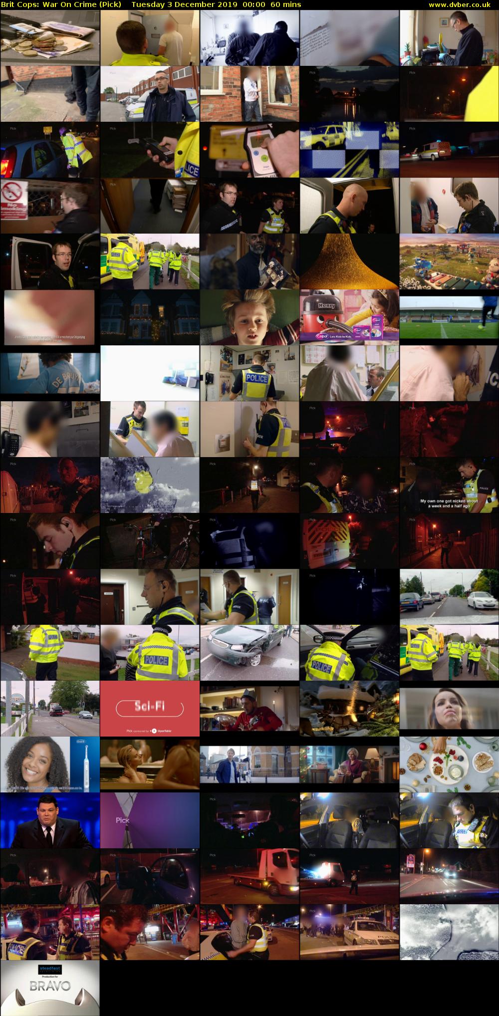 Brit Cops: War On Crime (Pick) Tuesday 3 December 2019 00:00 - 01:00