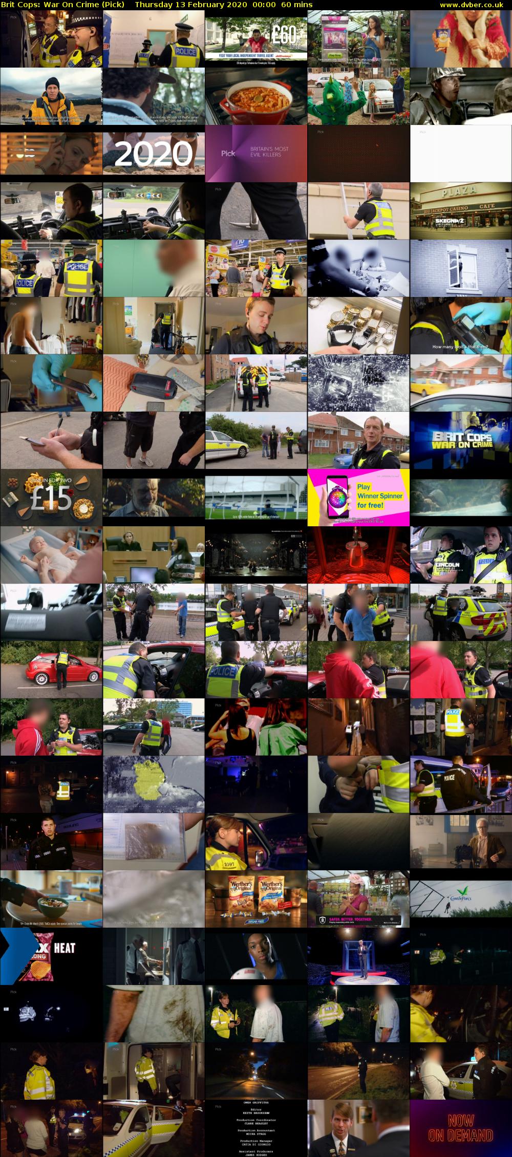 Brit Cops: War On Crime (Pick) Thursday 13 February 2020 00:00 - 01:00
