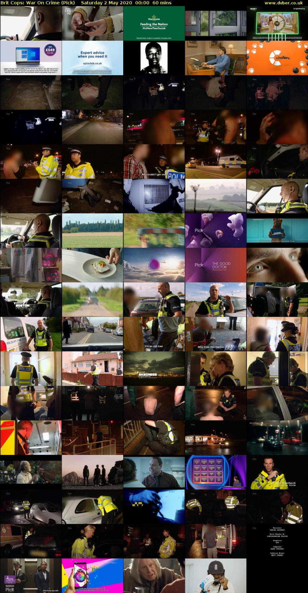 Brit Cops: War On Crime (Pick) Saturday 2 May 2020 00:00 - 01:00