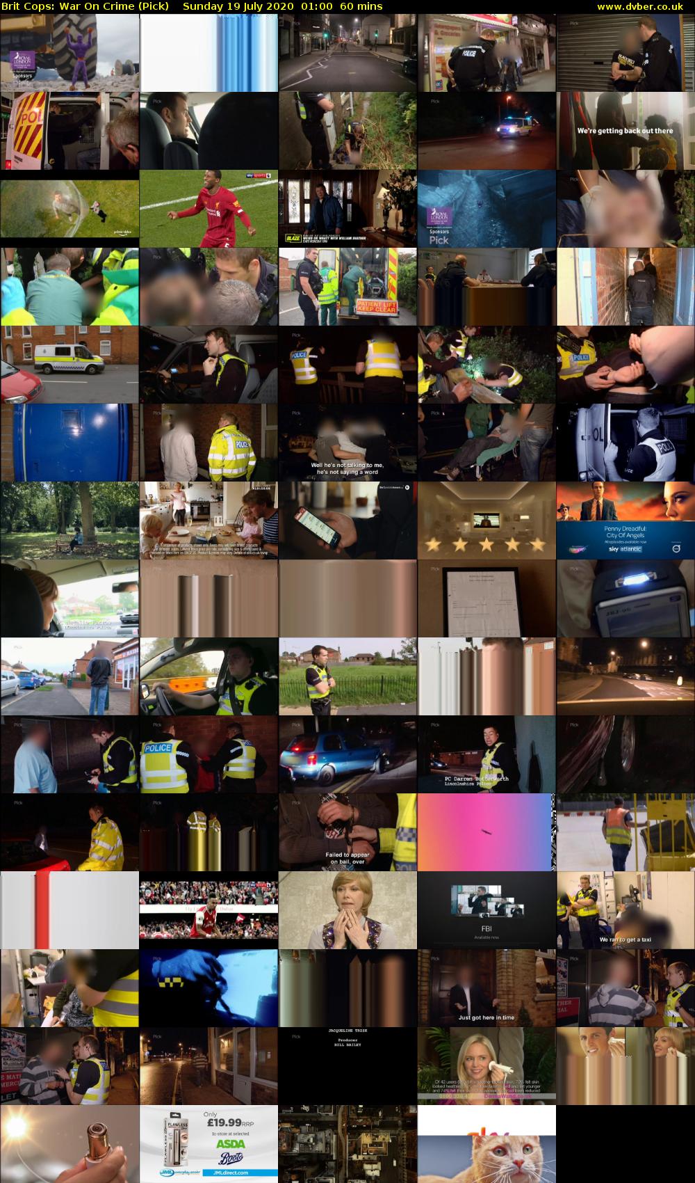 Brit Cops: War On Crime (Pick) Sunday 19 July 2020 01:00 - 02:00