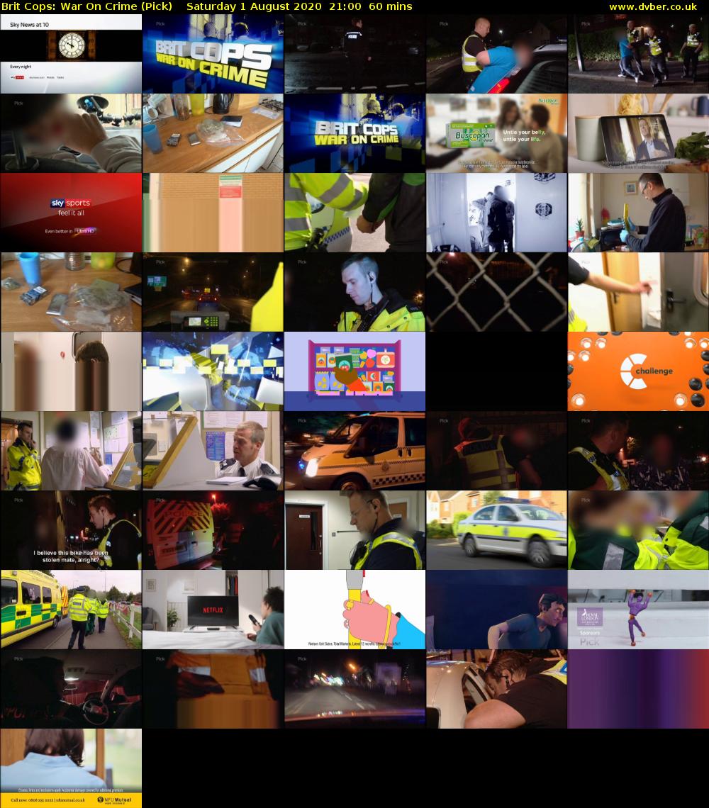 Brit Cops: War On Crime (Pick) Saturday 1 August 2020 21:00 - 22:00