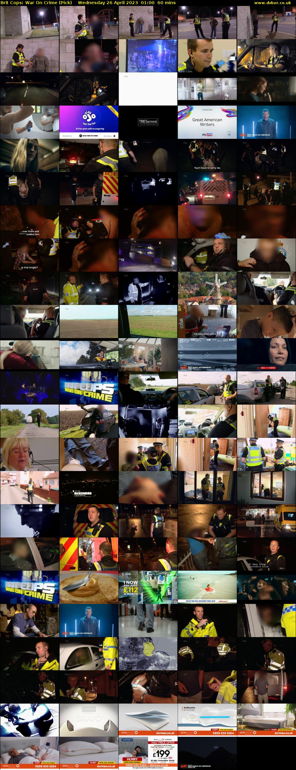 Brit Cops: War On Crime (Pick) Wednesday 26 April 2023 01:00 - 02:00