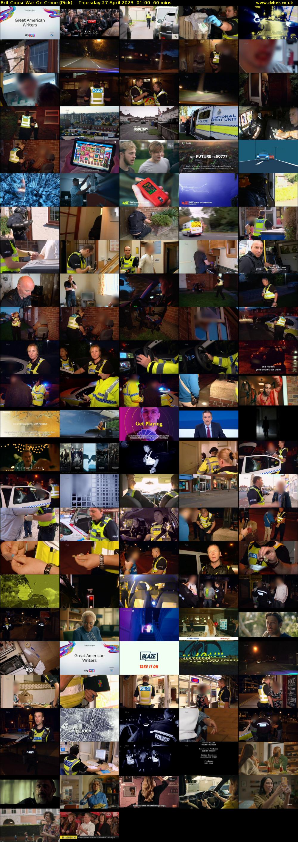 Brit Cops: War On Crime (Pick) Thursday 27 April 2023 01:00 - 02:00