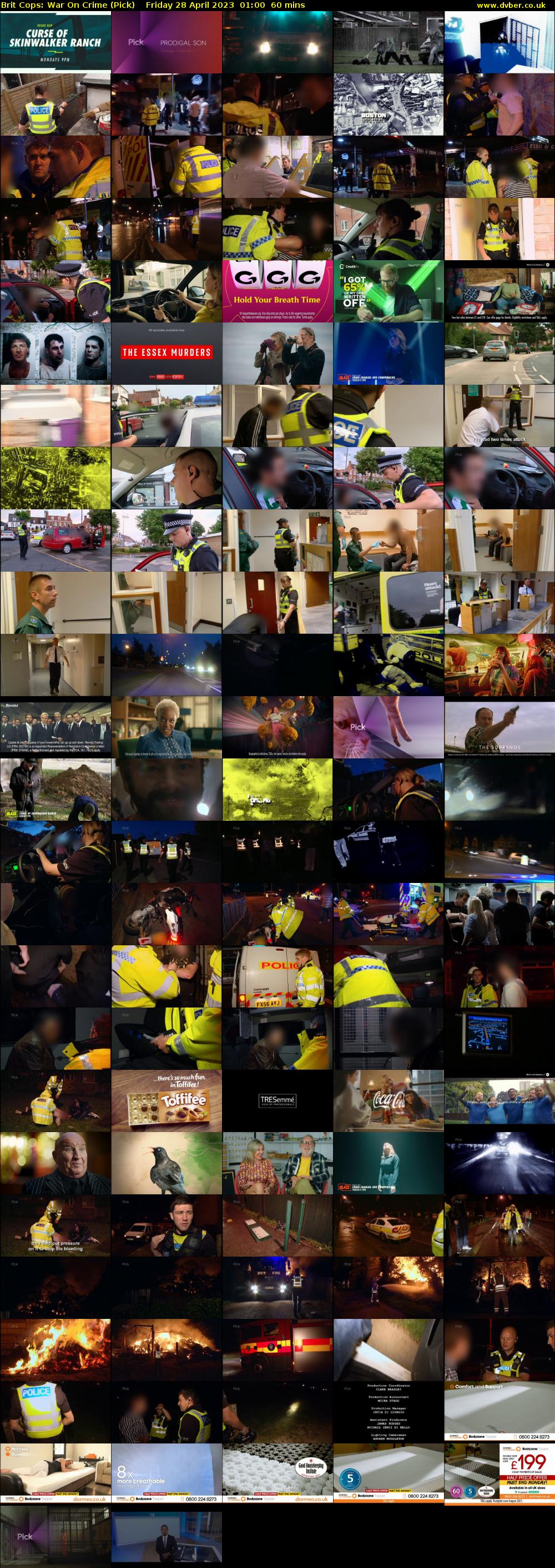 Brit Cops: War On Crime (Pick) Friday 28 April 2023 01:00 - 02:00
