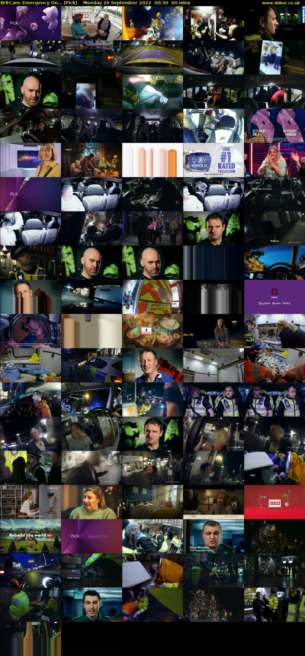 BritCam: Emergency On... (Pick) Monday 26 September 2022 00:30 - 01:30