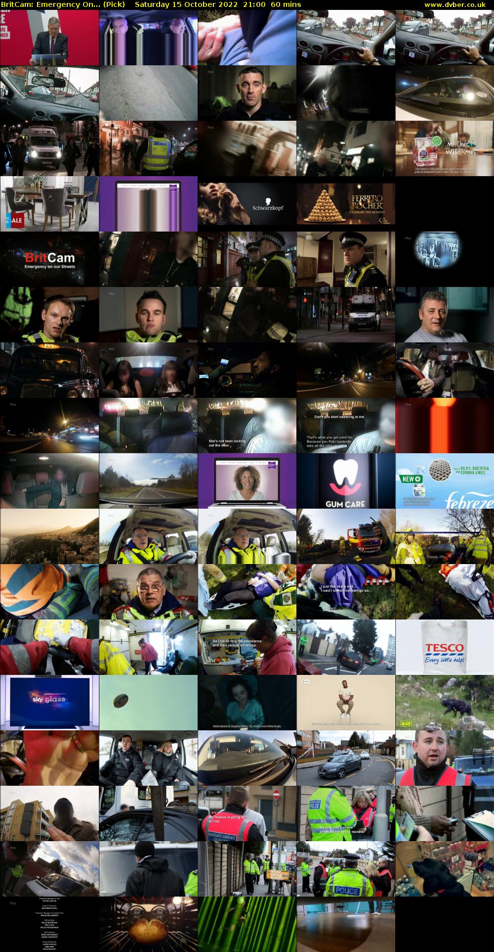 BritCam: Emergency On... (Pick) Saturday 15 October 2022 21:00 - 22:00