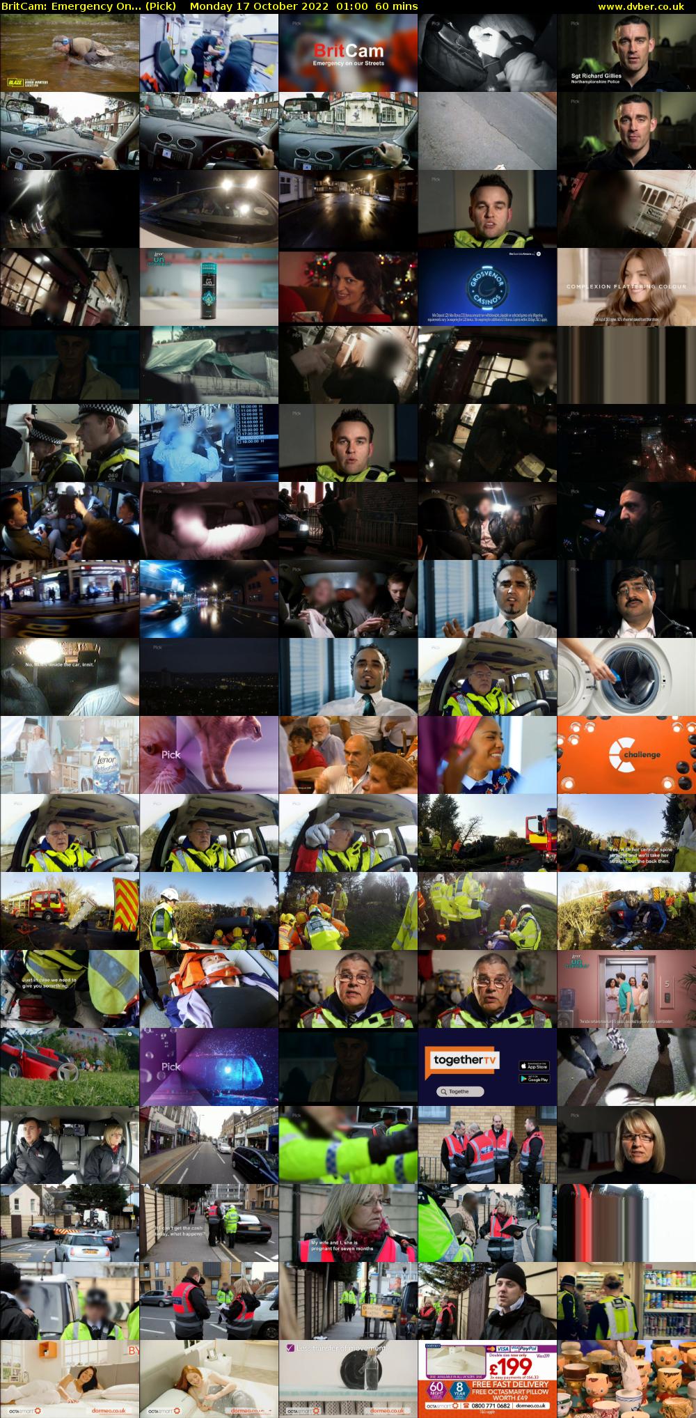 BritCam: Emergency On... (Pick) Monday 17 October 2022 01:00 - 02:00