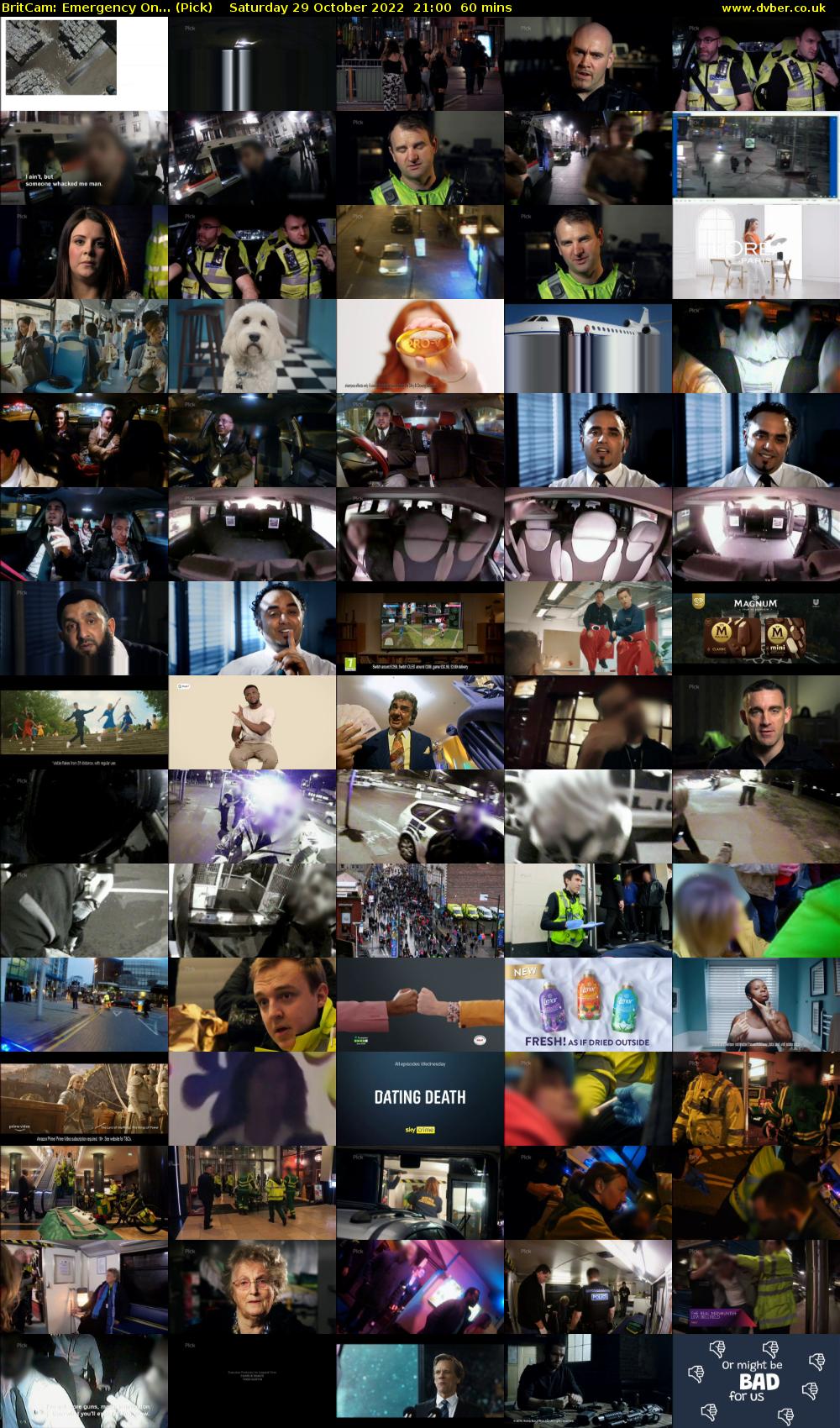BritCam: Emergency On... (Pick) Saturday 29 October 2022 21:00 - 22:00