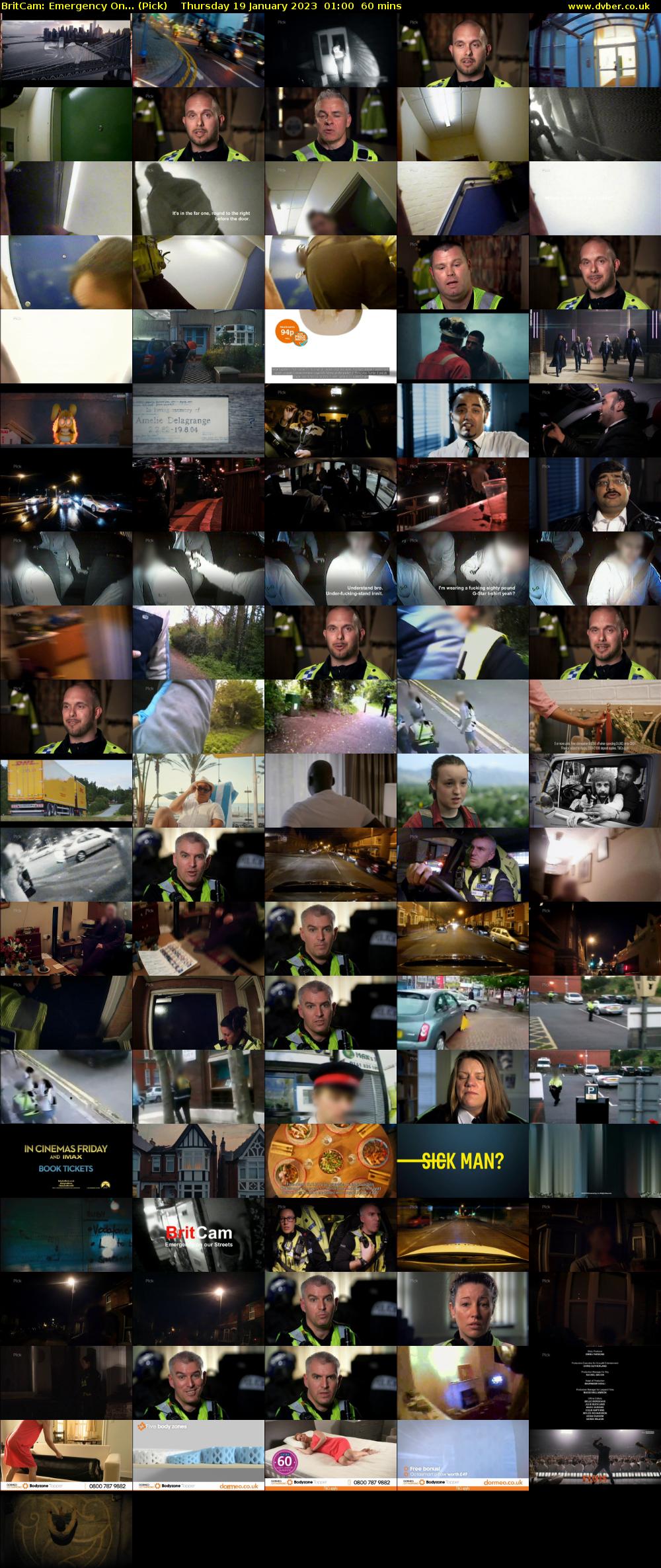 BritCam: Emergency On... (Pick) Thursday 19 January 2023 01:00 - 02:00
