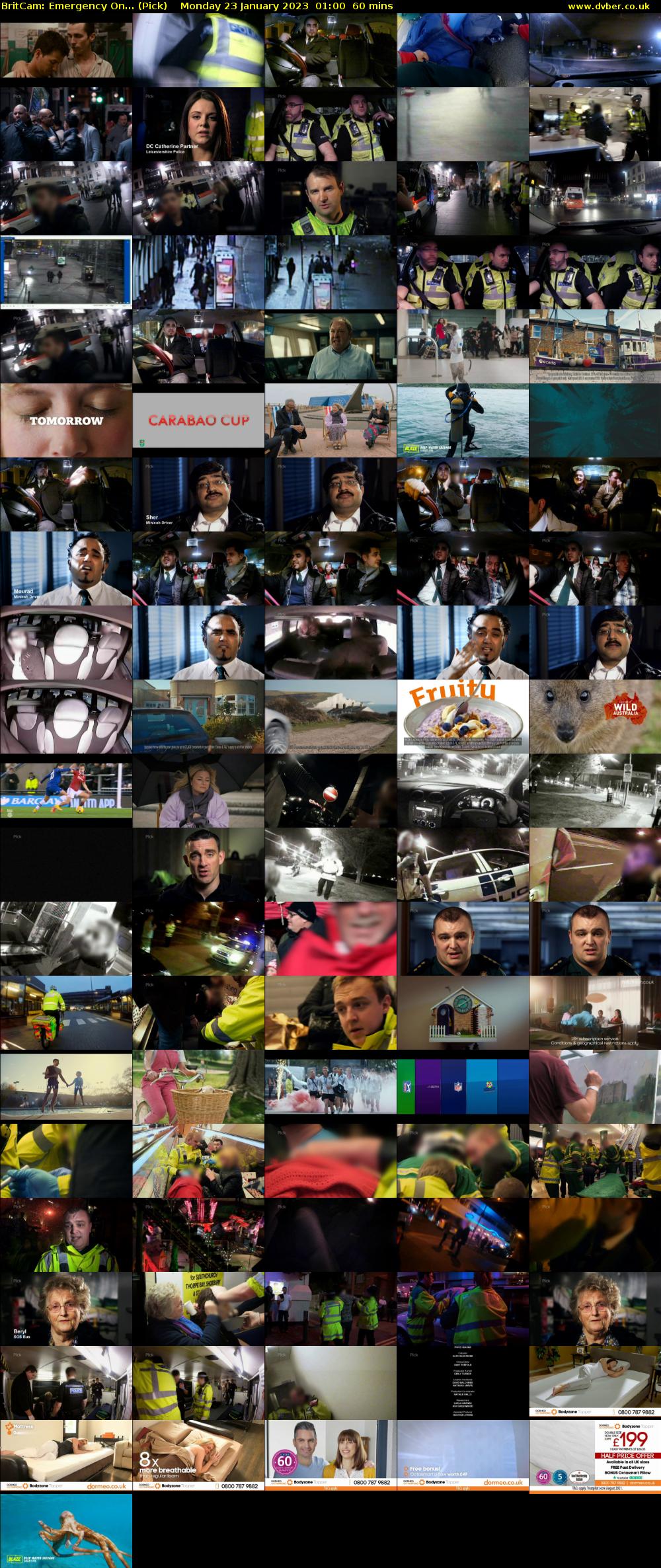 BritCam: Emergency On... (Pick) Monday 23 January 2023 01:00 - 02:00