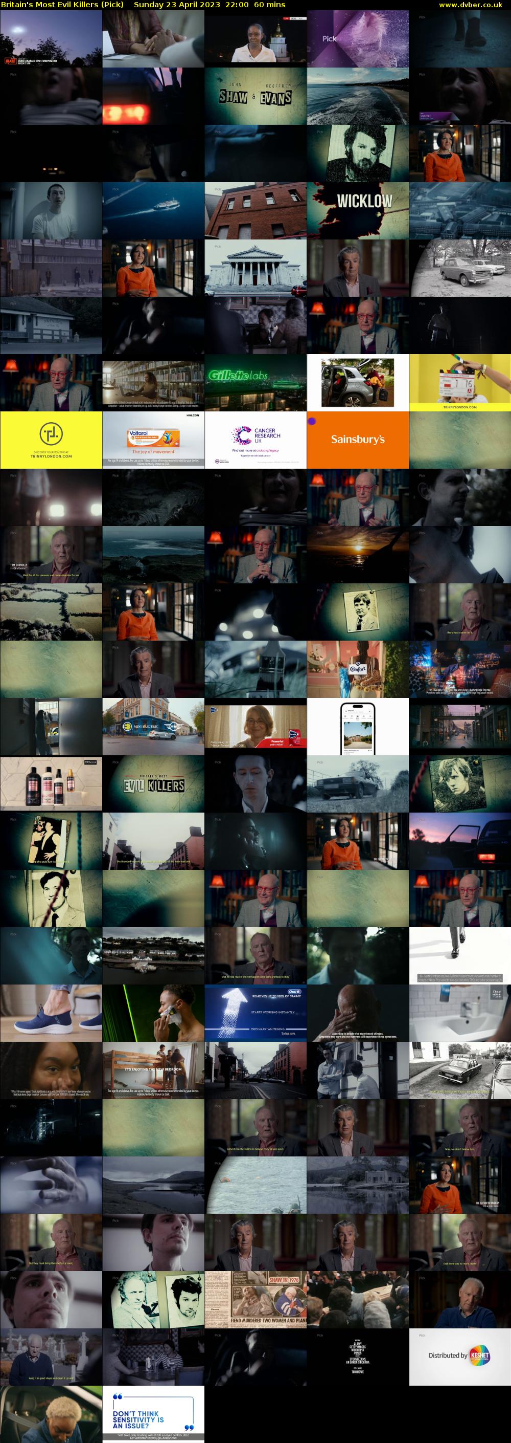 Britain's Most Evil Killers (Pick) Sunday 23 April 2023 22:00 - 23:00