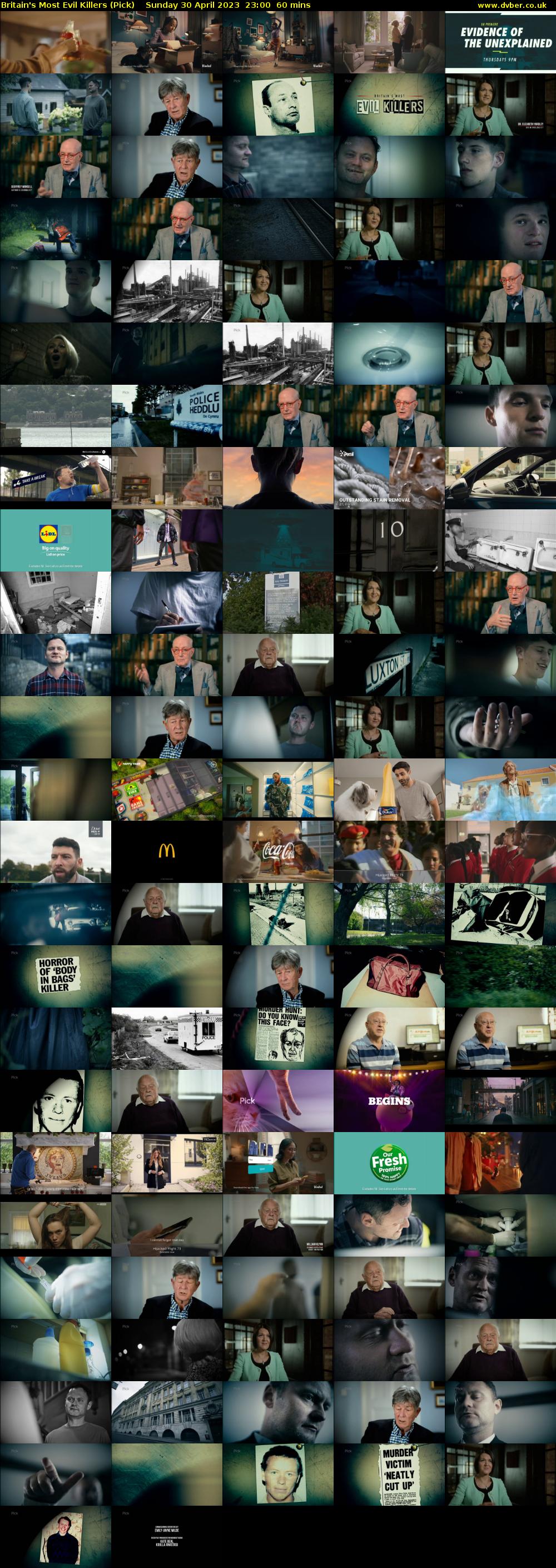 Britain's Most Evil Killers (Pick) Sunday 30 April 2023 23:00 - 00:00