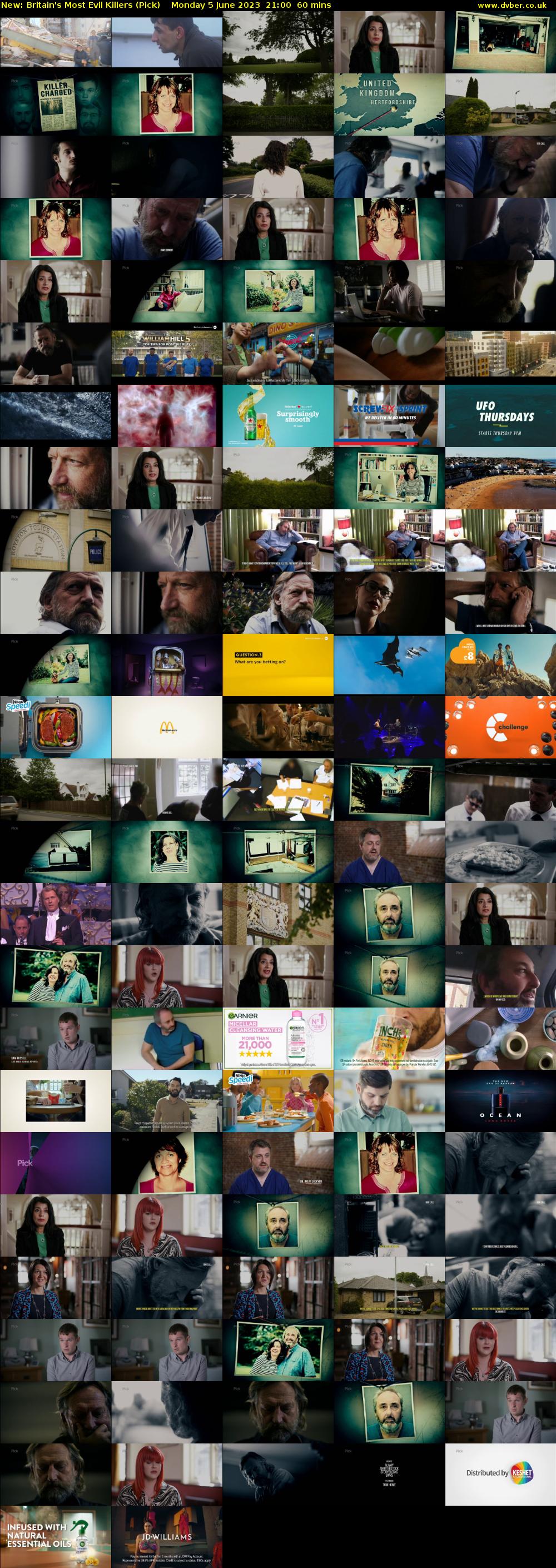 Britain's Most Evil Killers (Pick) Monday 5 June 2023 21:00 - 22:00
