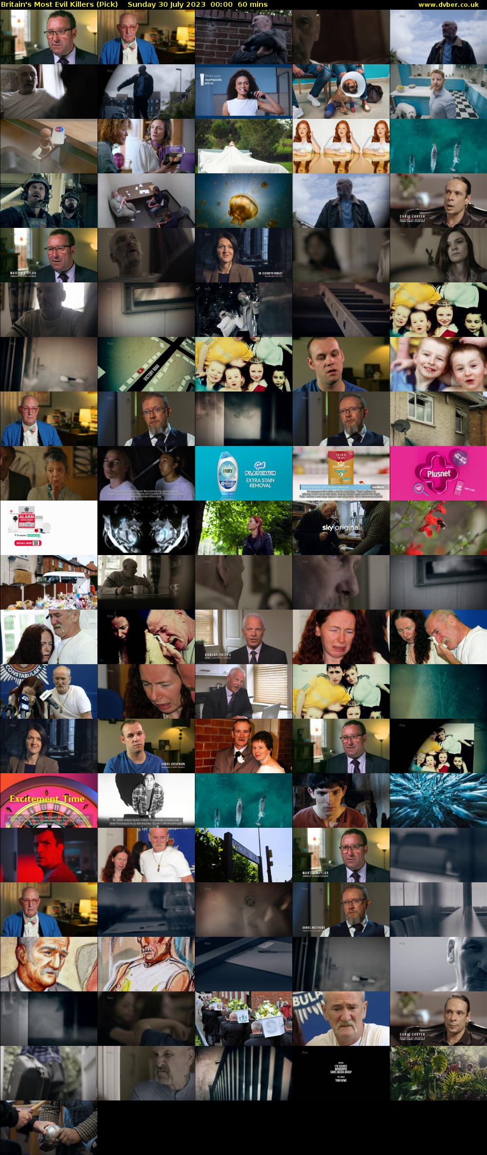 Britain's Most Evil Killers (Pick) Sunday 30 July 2023 00:00 - 01:00