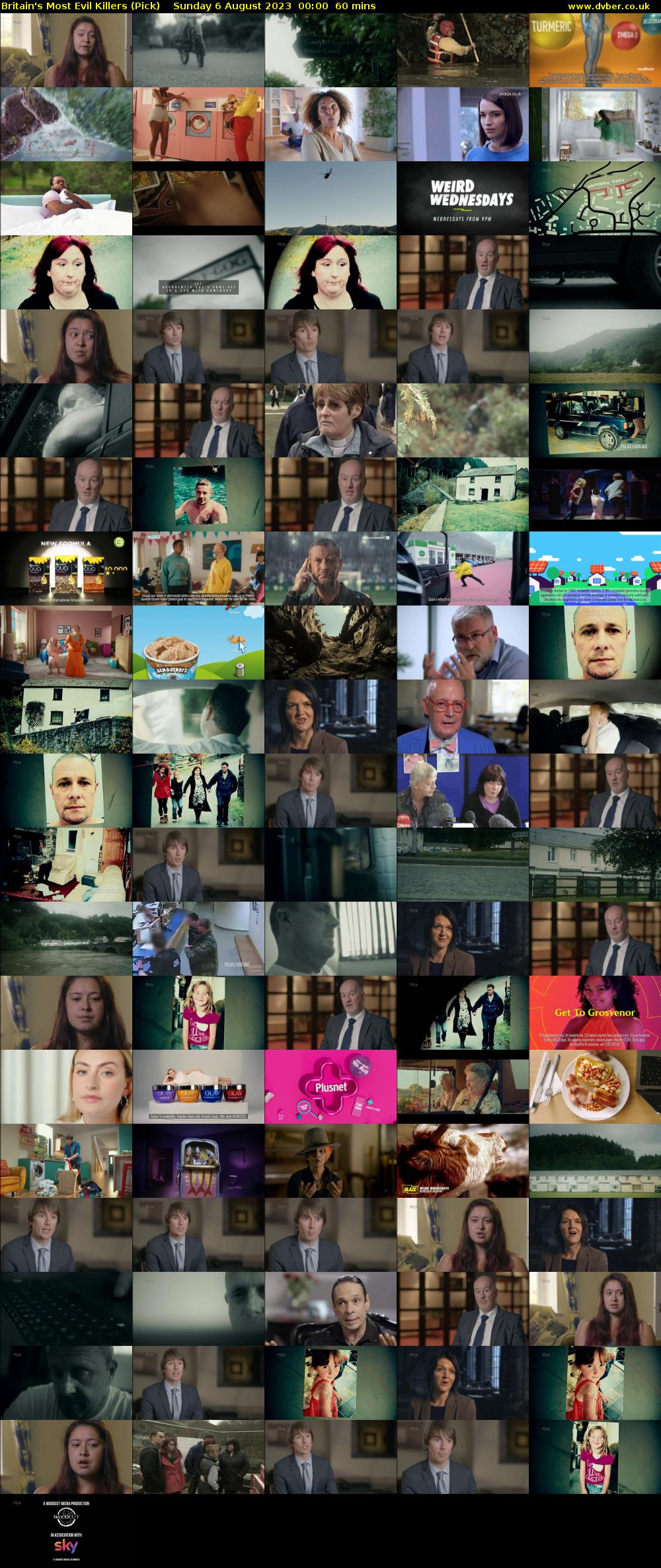 Britain's Most Evil Killers (Pick) Sunday 6 August 2023 00:00 - 01:00