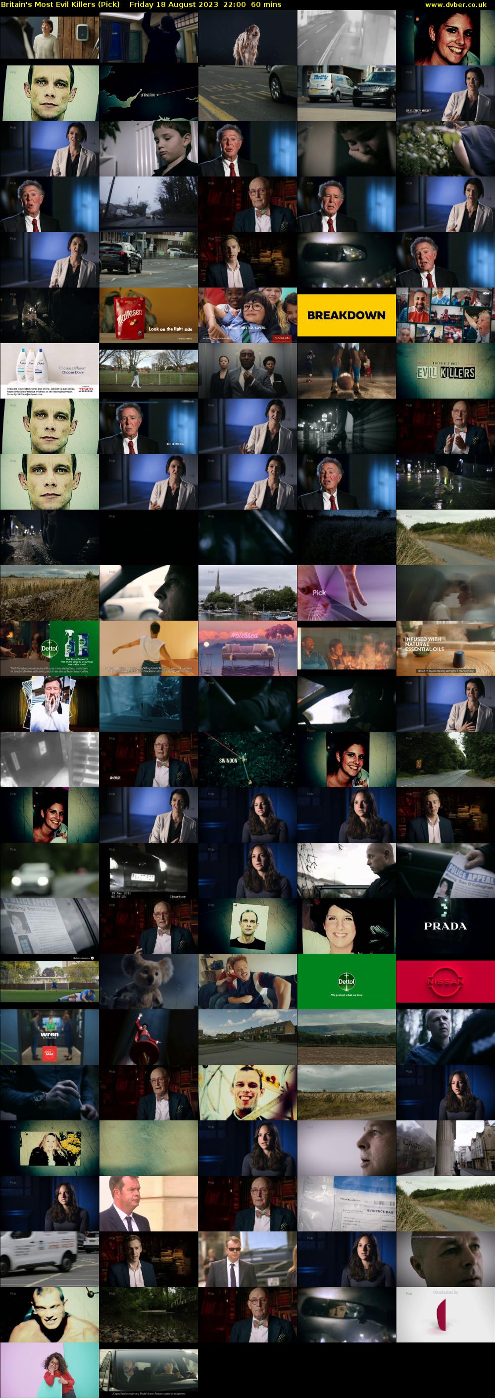 Britain's Most Evil Killers (Pick) Friday 18 August 2023 22:00 - 23:00