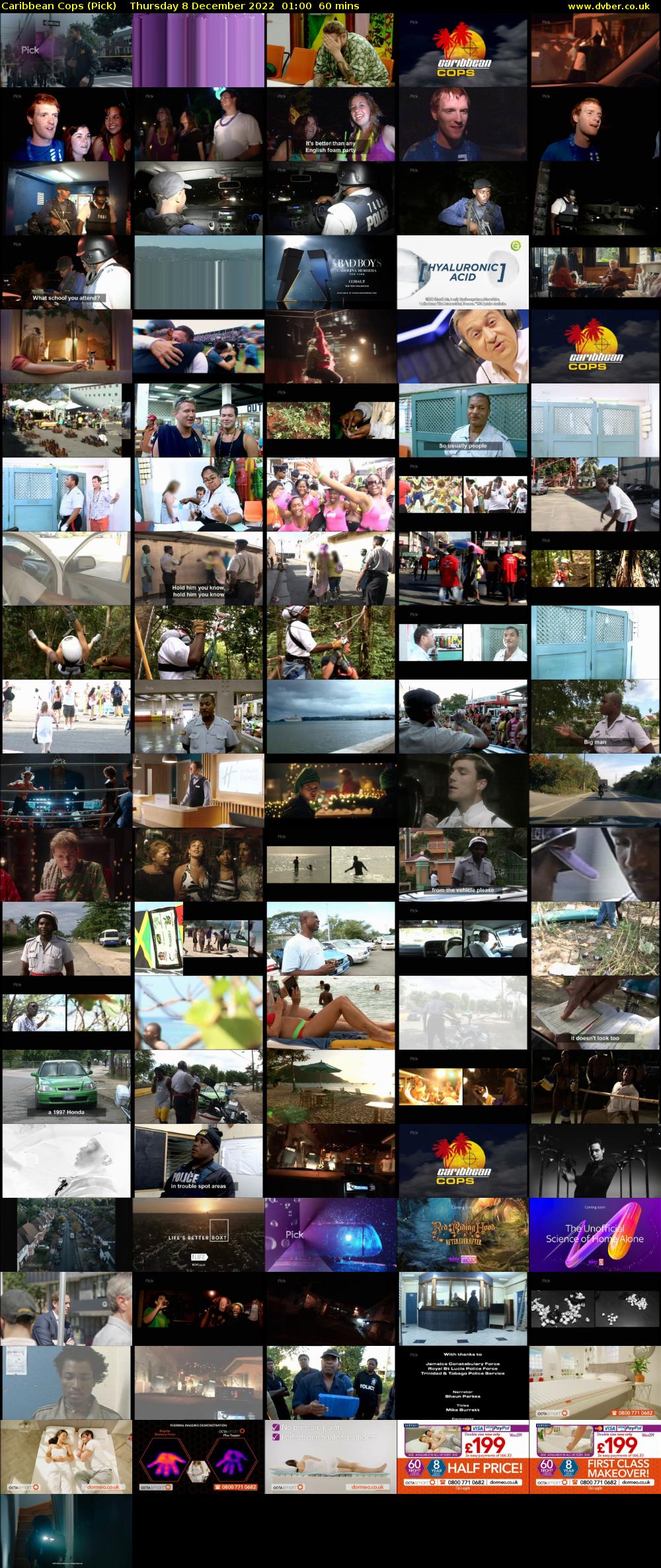 Caribbean Cops (Pick) Thursday 8 December 2022 01:00 - 02:00