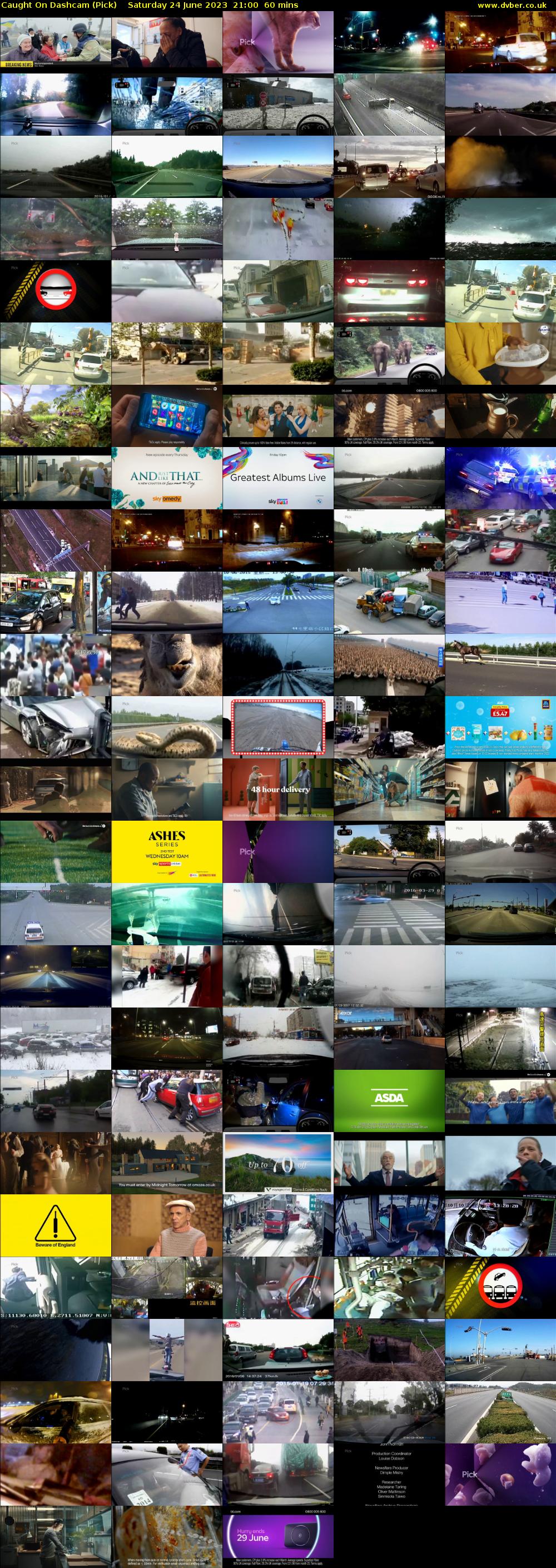 Caught On Dashcam (Pick) Saturday 24 June 2023 21:00 - 22:00