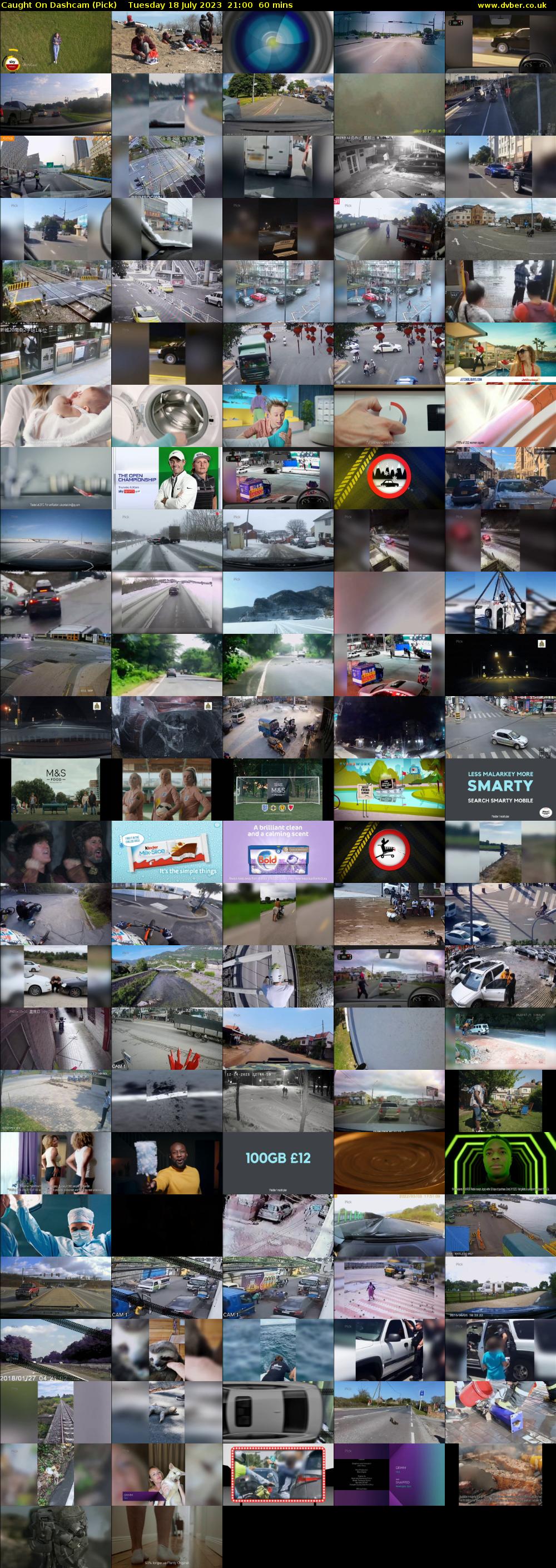 Caught On Dashcam (Pick) Tuesday 18 July 2023 21:00 - 22:00