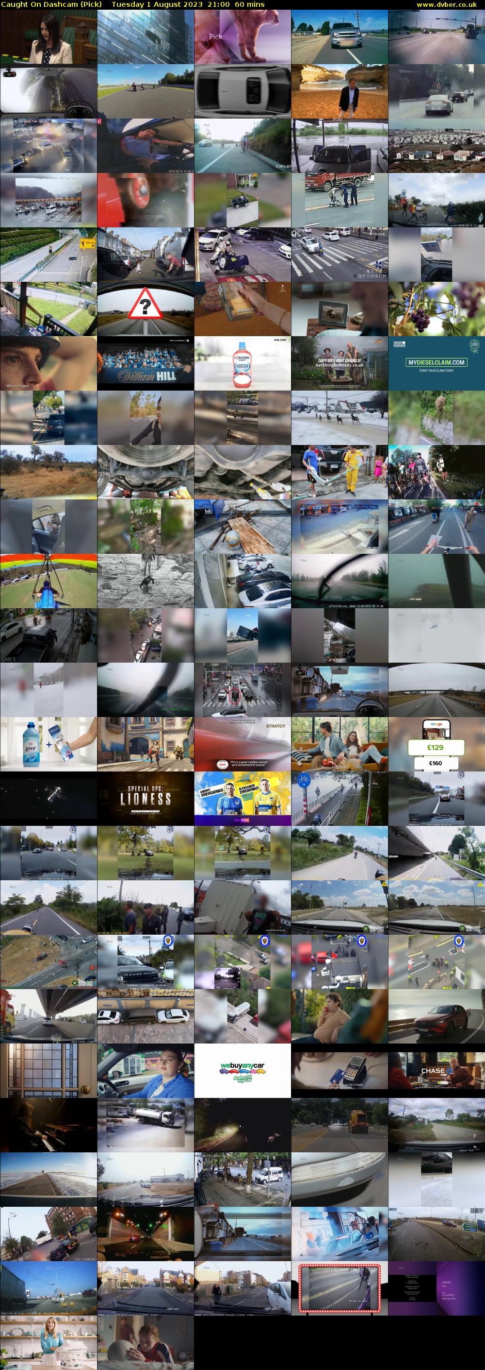 Caught On Dashcam (Pick) Tuesday 1 August 2023 21:00 - 22:00