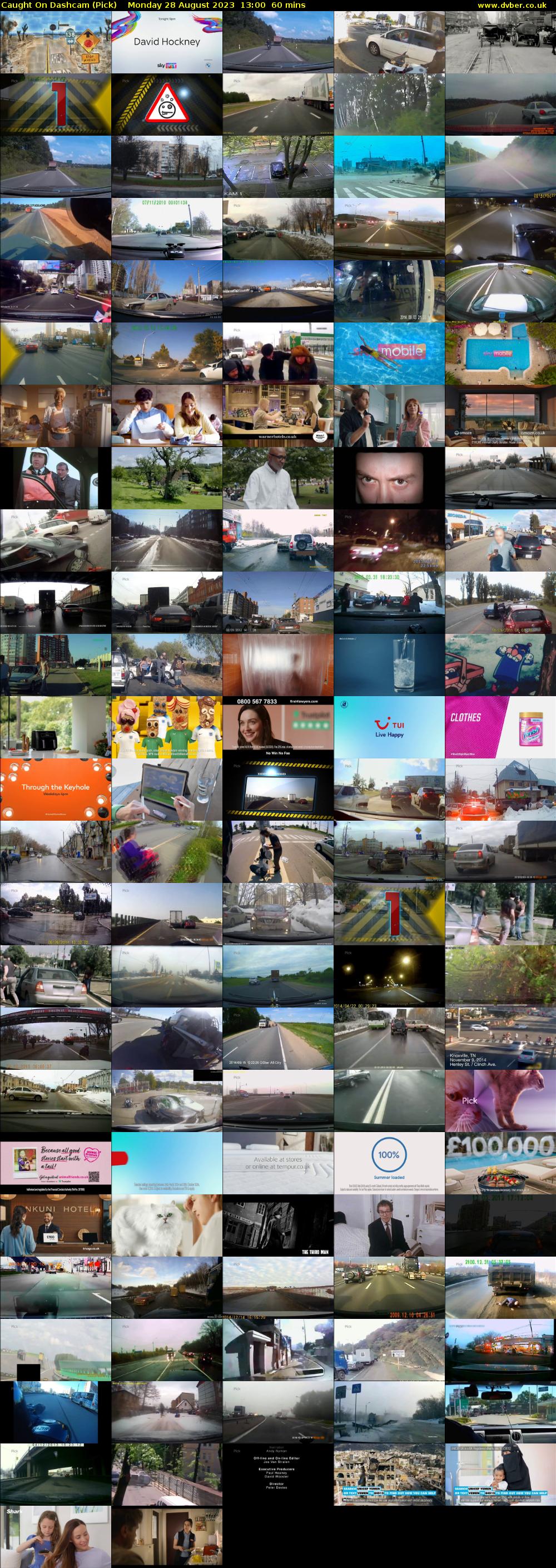 Caught On Dashcam (Pick) Monday 28 August 2023 13:00 - 14:00
