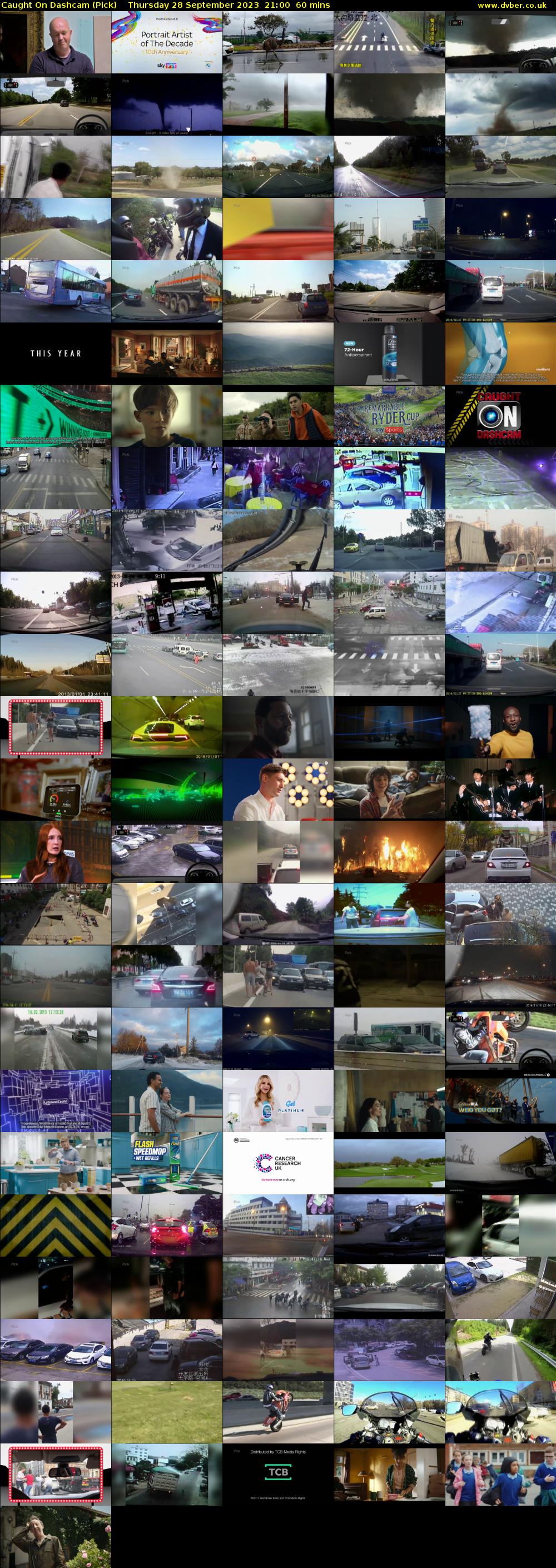 Caught On Dashcam (Pick) Thursday 28 September 2023 21:00 - 22:00