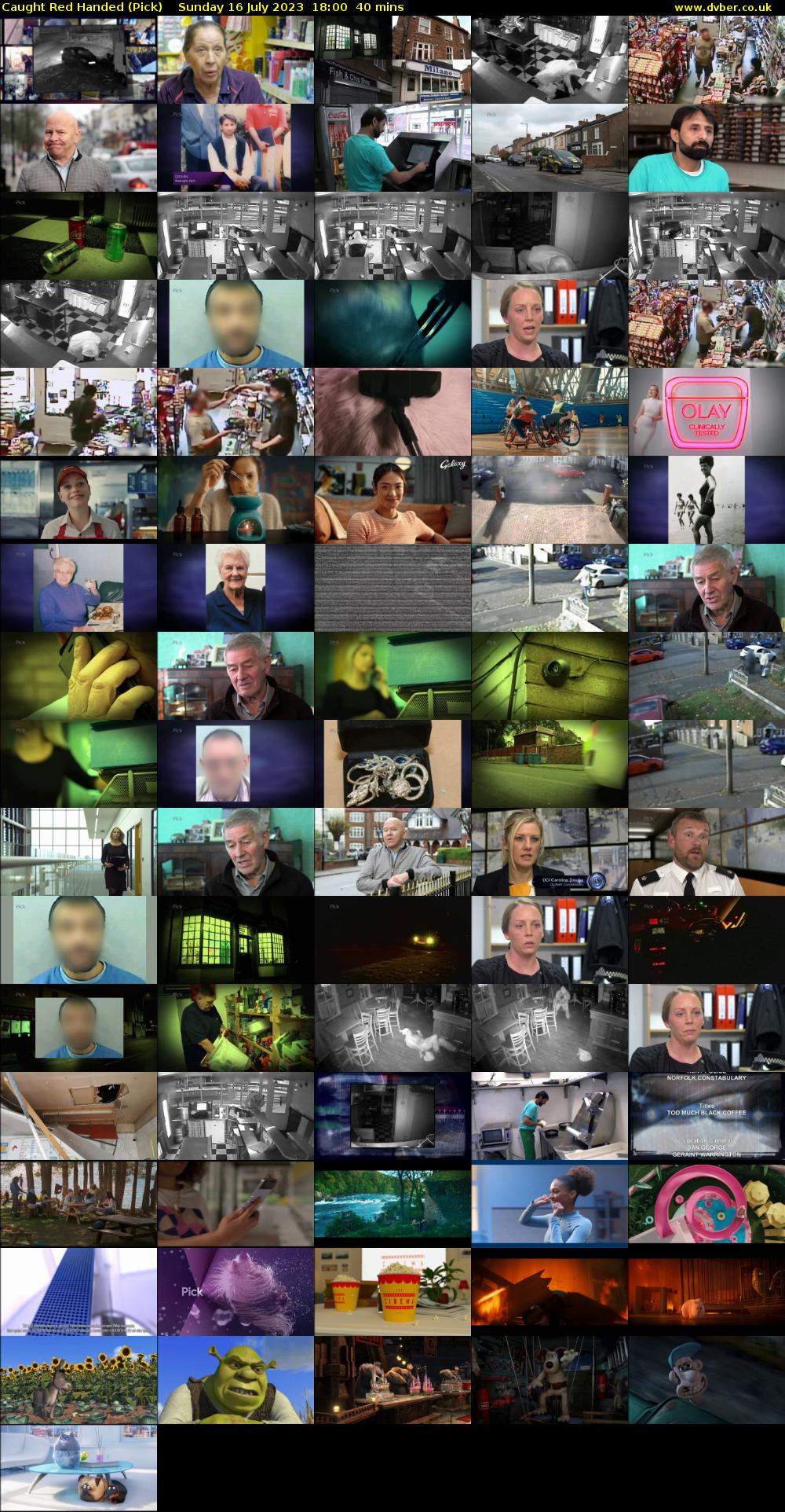 Caught Red Handed (Pick) Sunday 16 July 2023 18:00 - 18:40