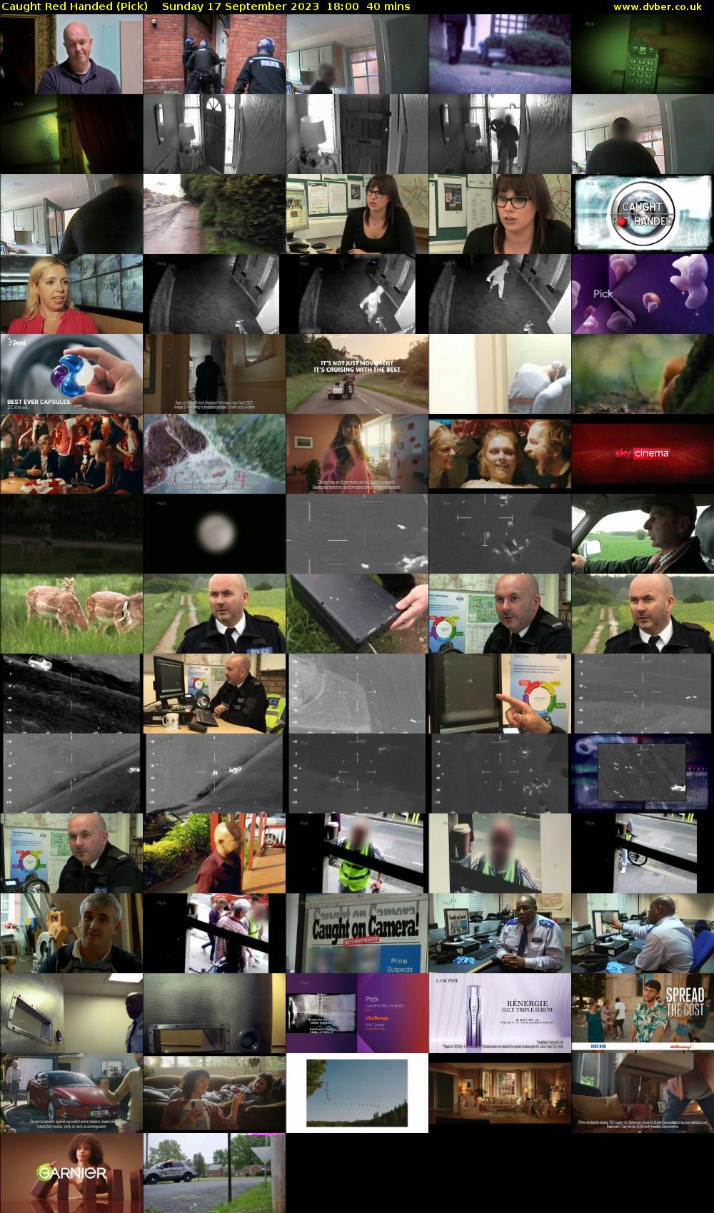 Caught Red Handed (Pick) Sunday 17 September 2023 18:00 - 18:40