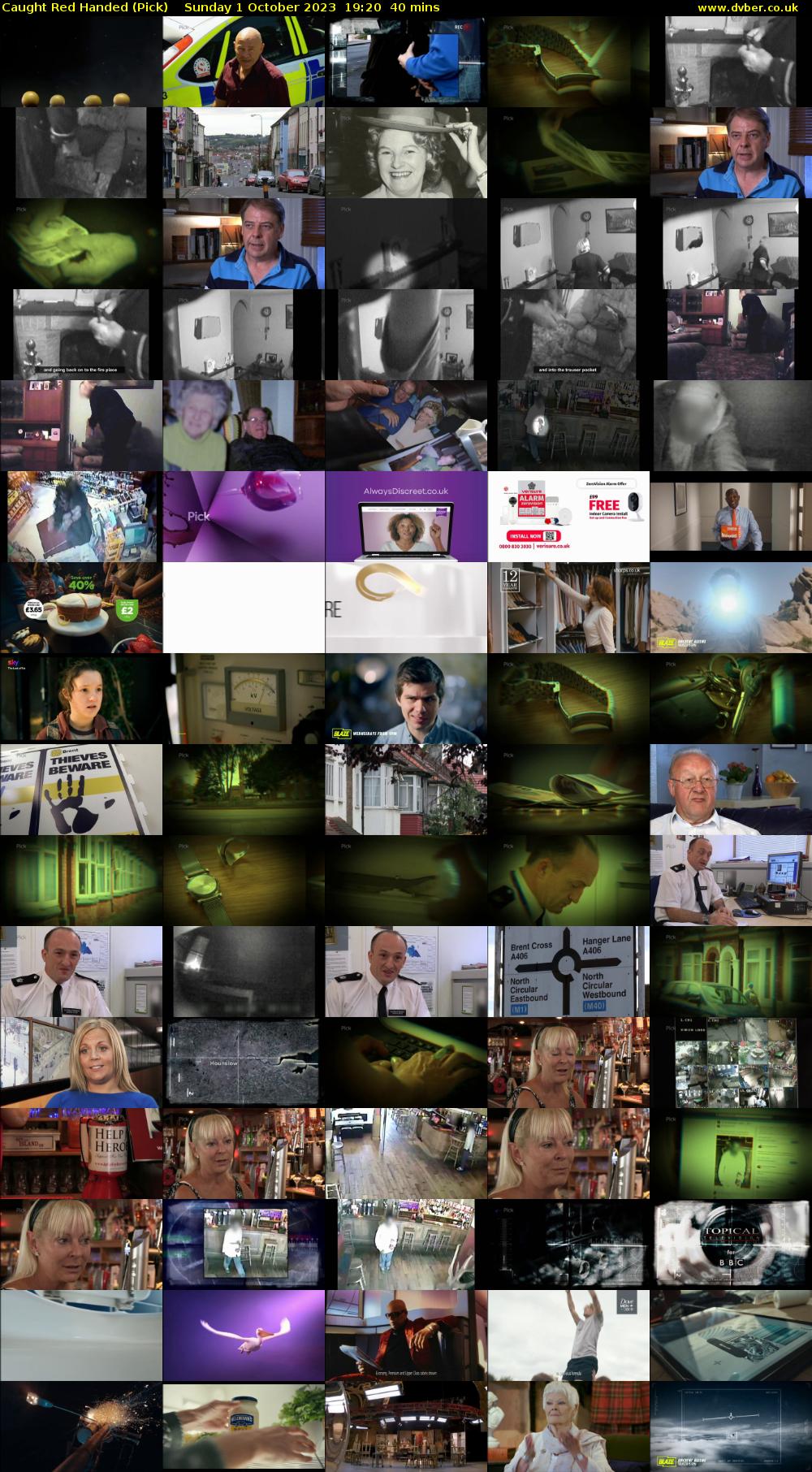 Caught Red Handed (Pick) Sunday 1 October 2023 19:20 - 20:00