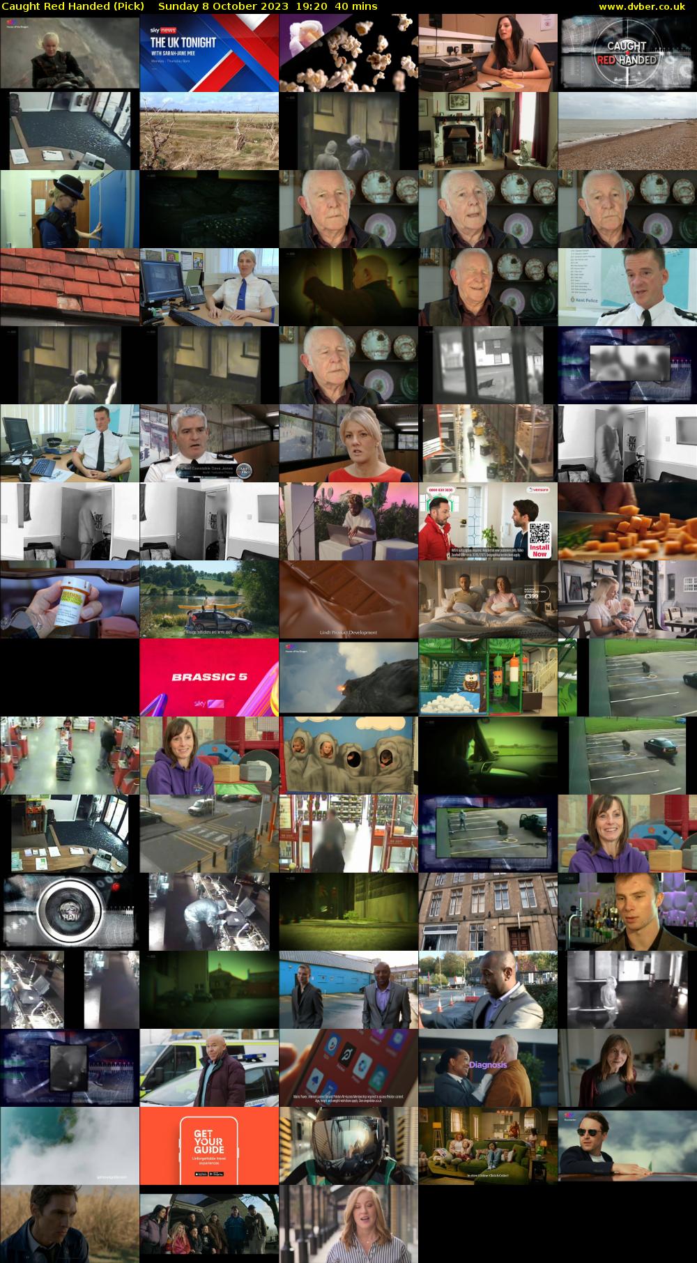 Caught Red Handed (Pick) Sunday 8 October 2023 19:20 - 20:00