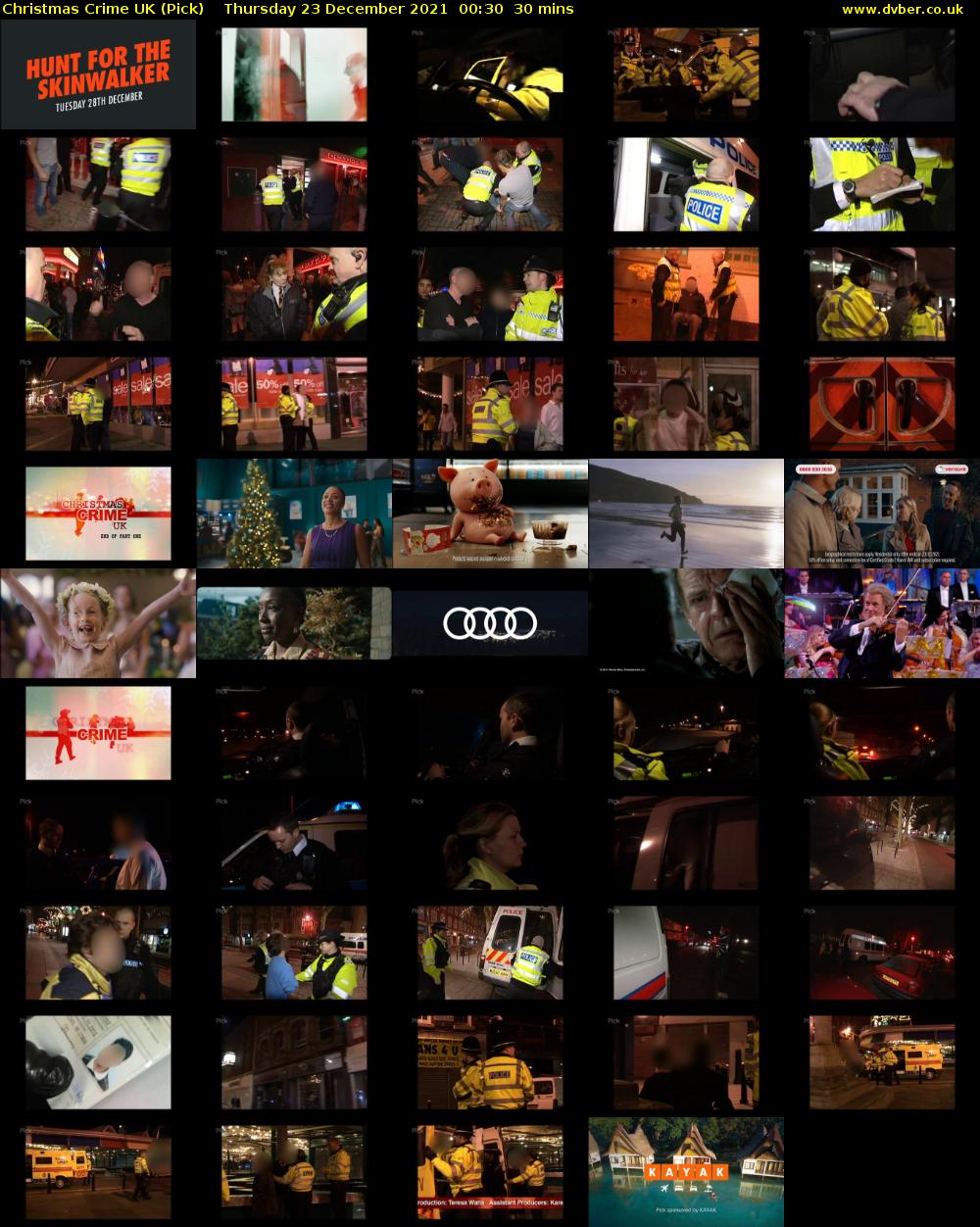 Christmas Crime UK (Pick) Thursday 23 December 2021 00:30 - 01:00