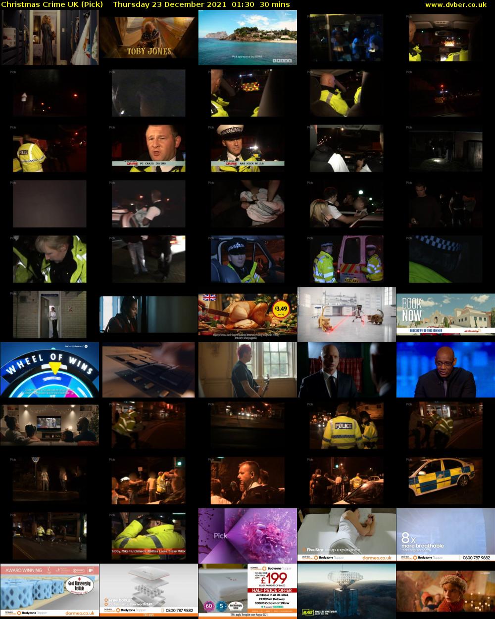 Christmas Crime UK (Pick) Thursday 23 December 2021 01:30 - 02:00