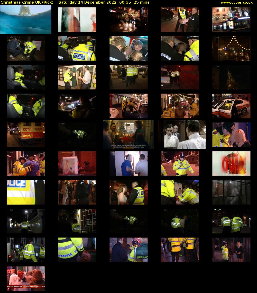Christmas Crime UK (Pick) Saturday 24 December 2022 00:35 - 01:00