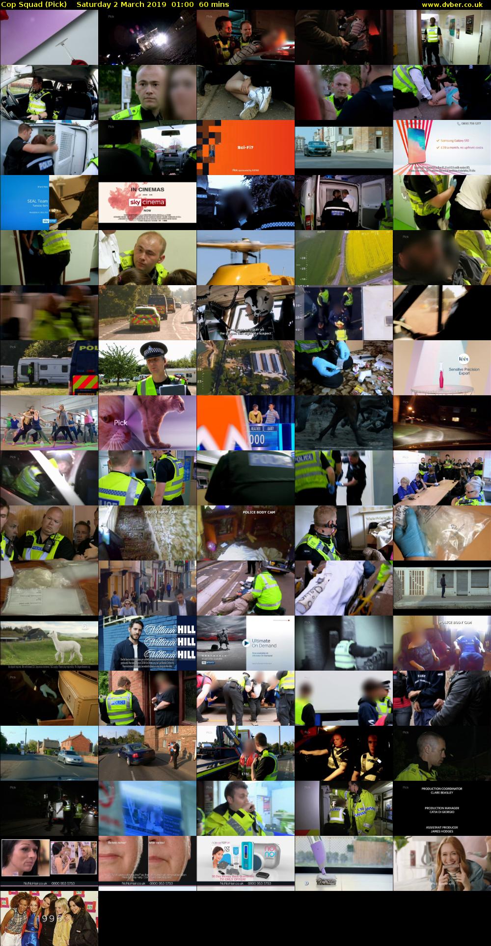 Cop Squad (Pick) Saturday 2 March 2019 01:00 - 02:00