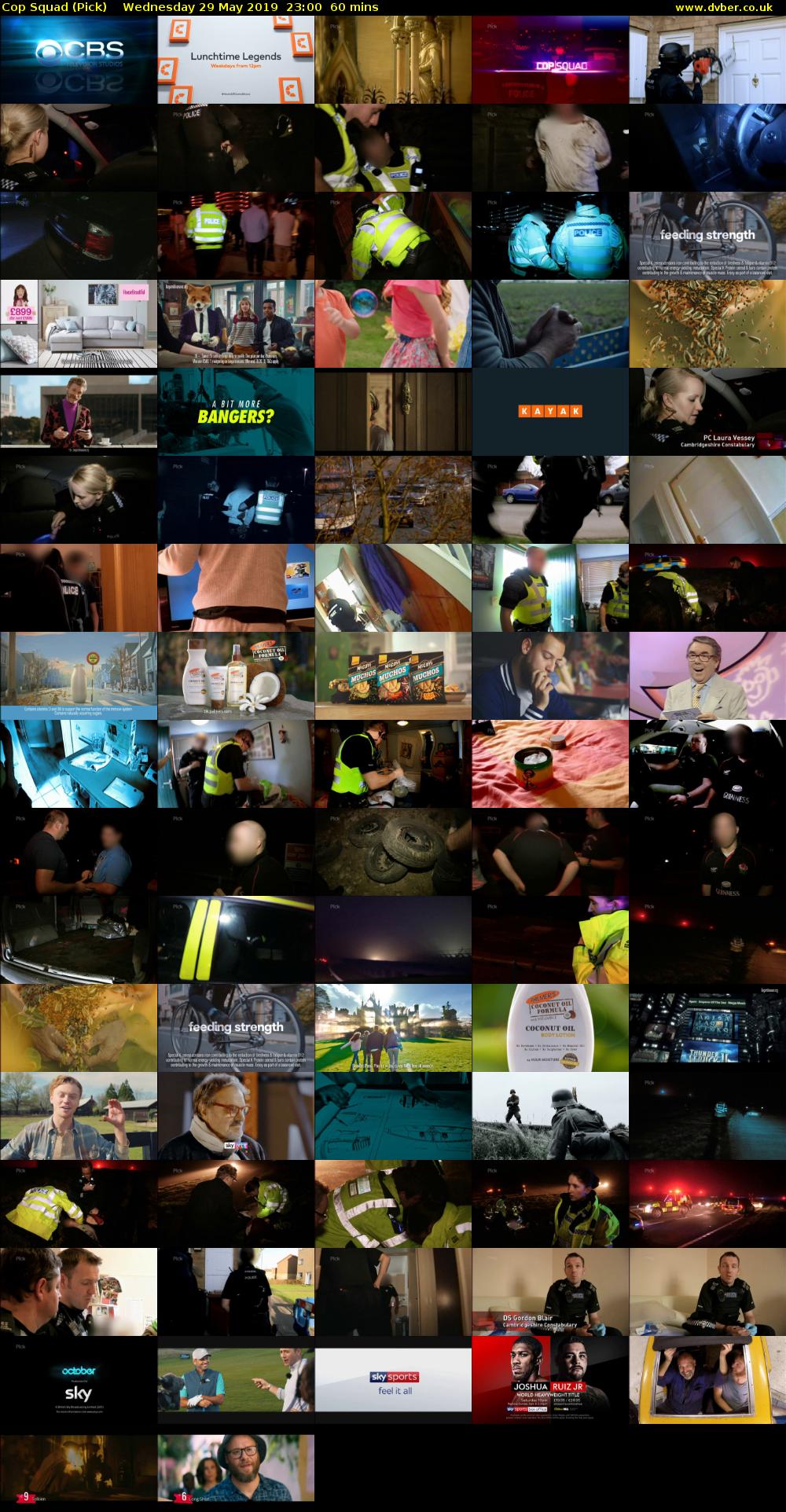 Cop Squad (Pick) Wednesday 29 May 2019 23:00 - 00:00